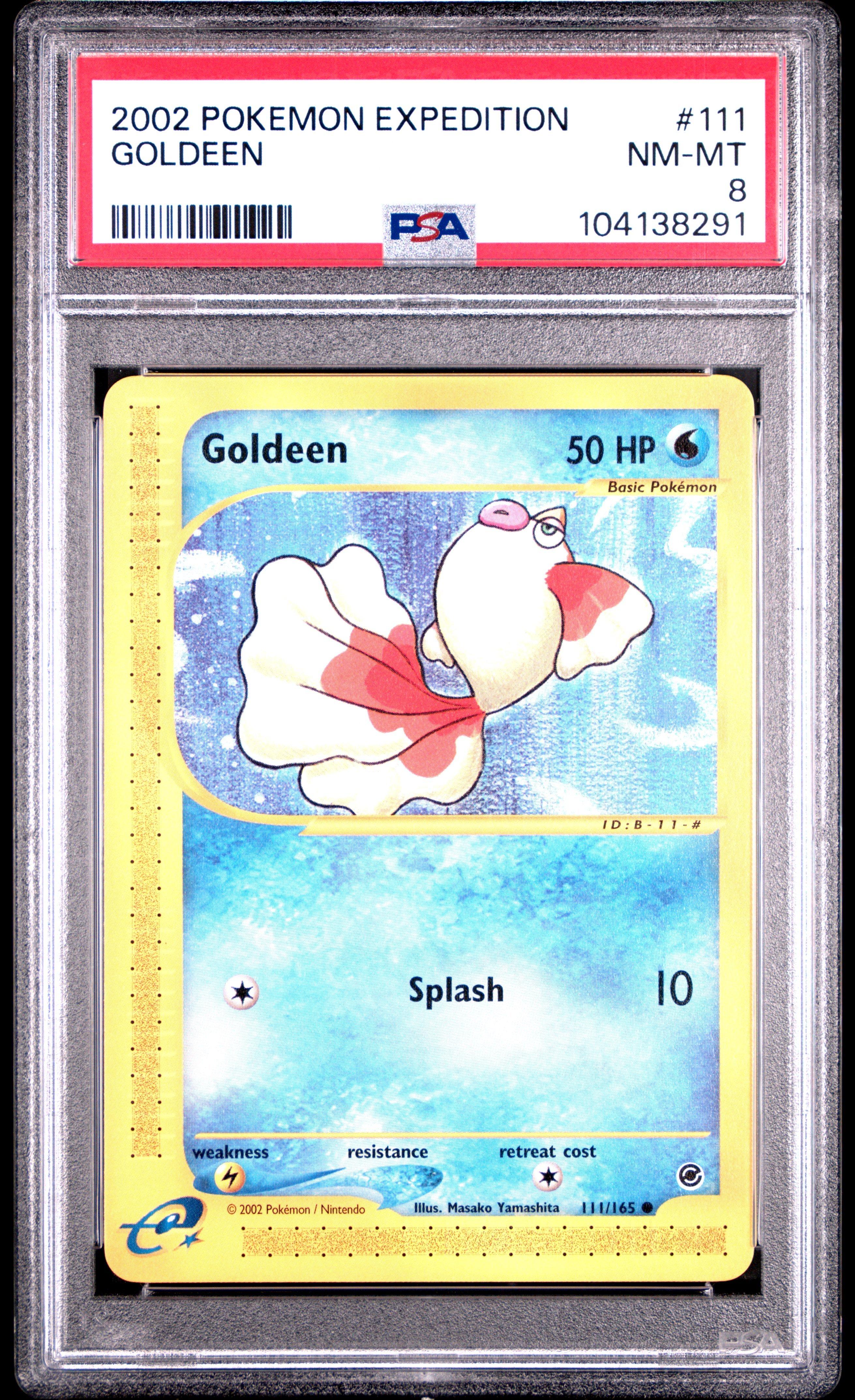 2002 Pokemon Expedition 111 Goldeen PSA