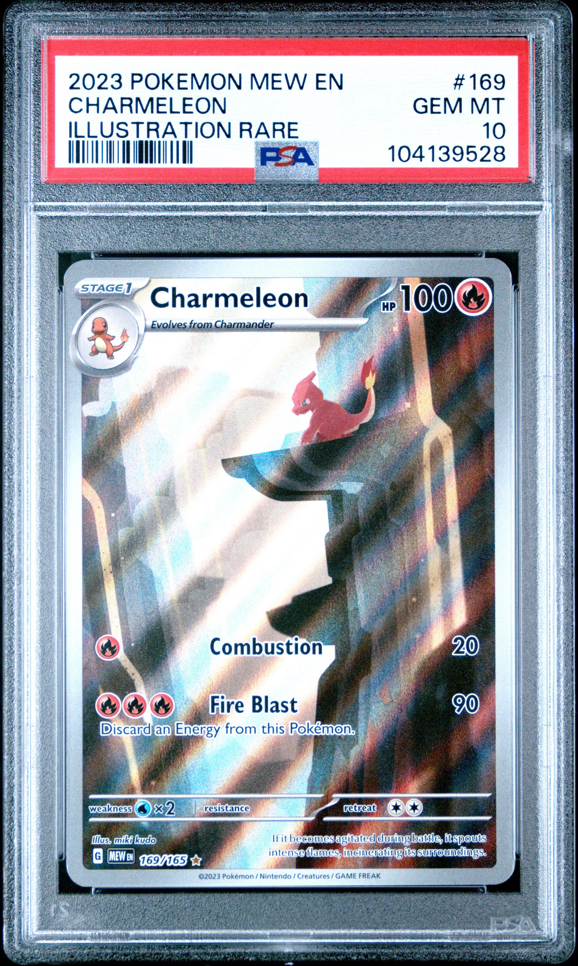 2023 Pokemon Mew En-151 169 Charmeleon Illustration Rare PSA 10 Graded Card  | GameStop