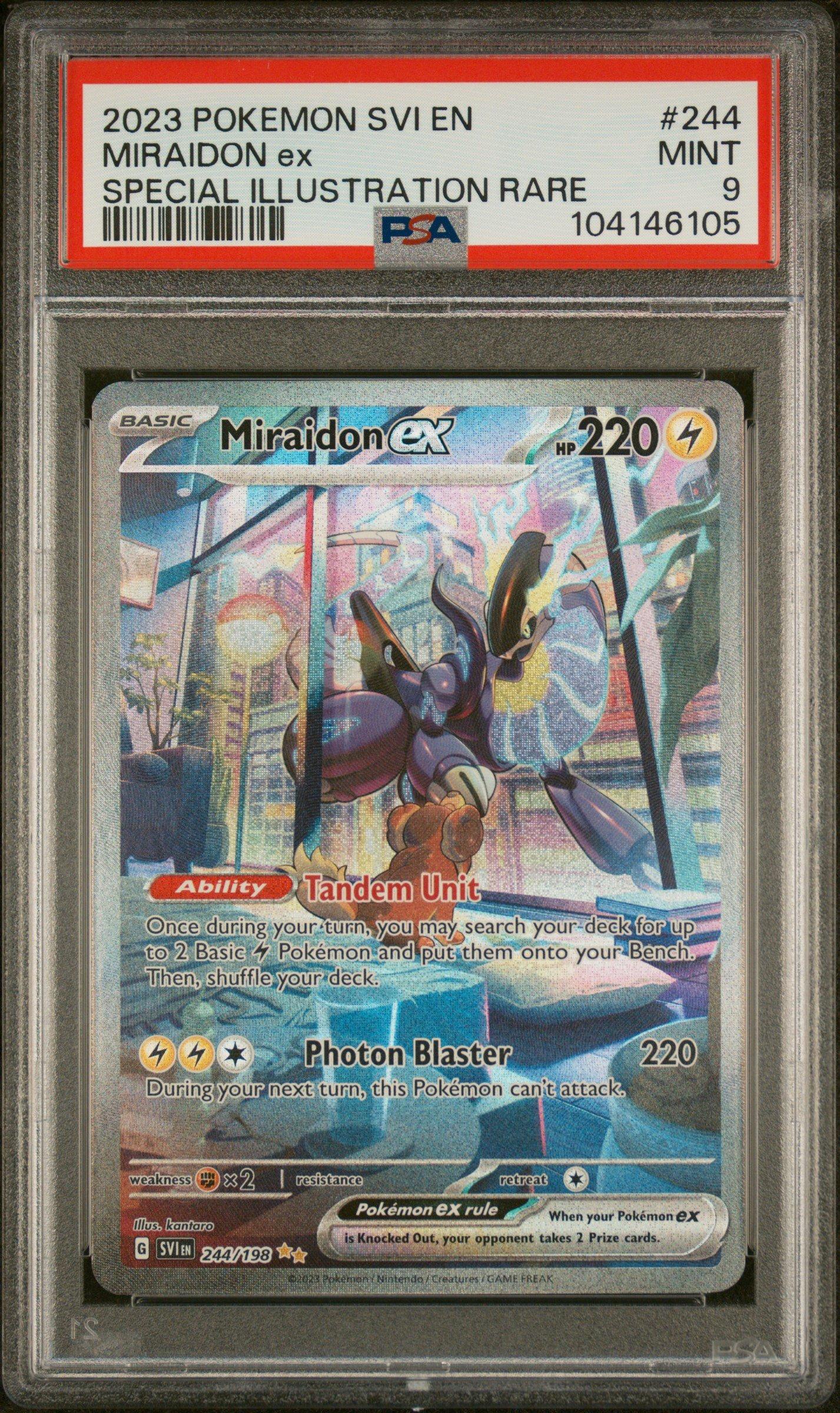 2023 Pokemon Svi En-scarlet & Violet 244 Miraidon Ex Special