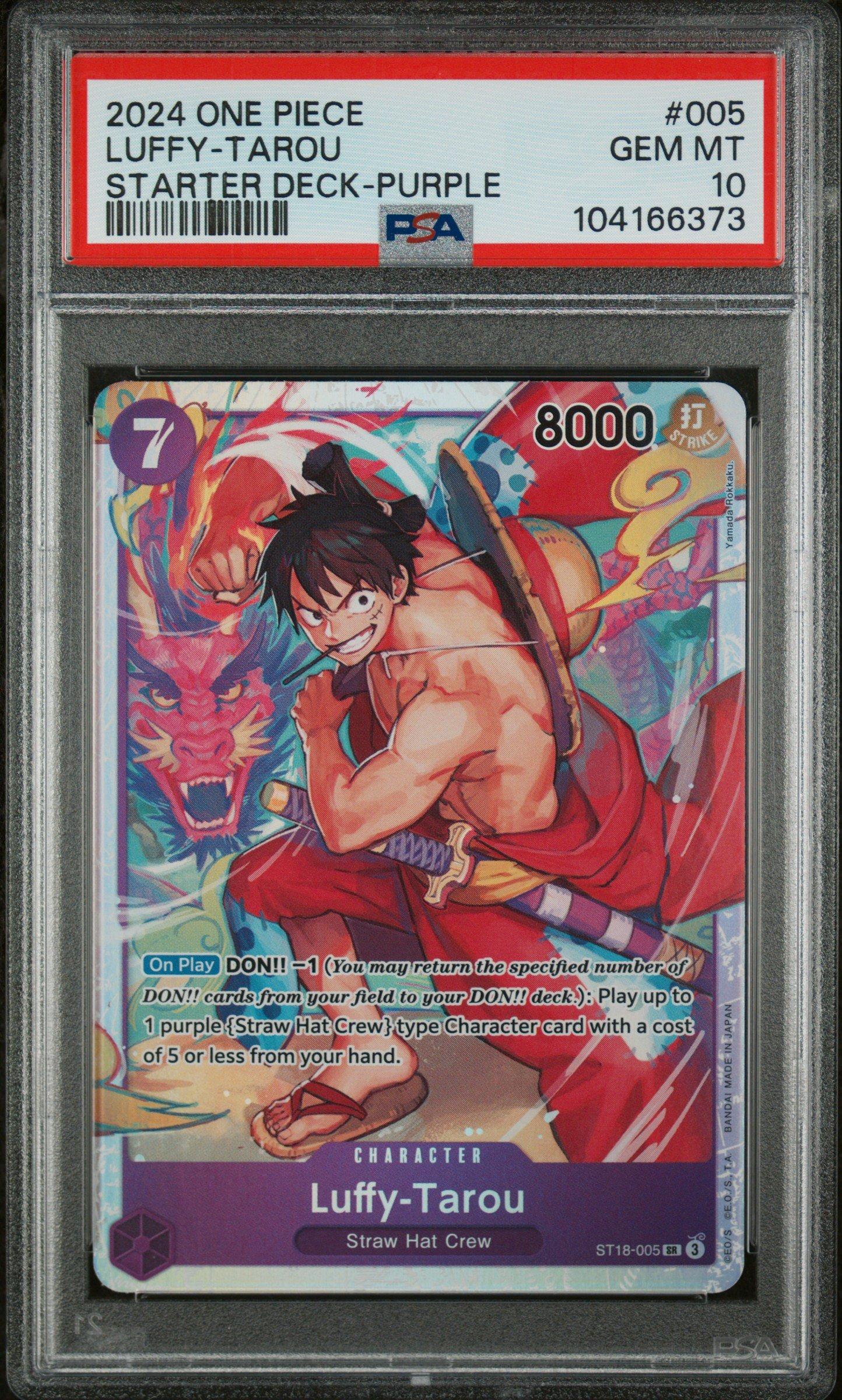 2024 One Piece Starter Deck St18-purple Monkey D. Luffy 005 Luffy