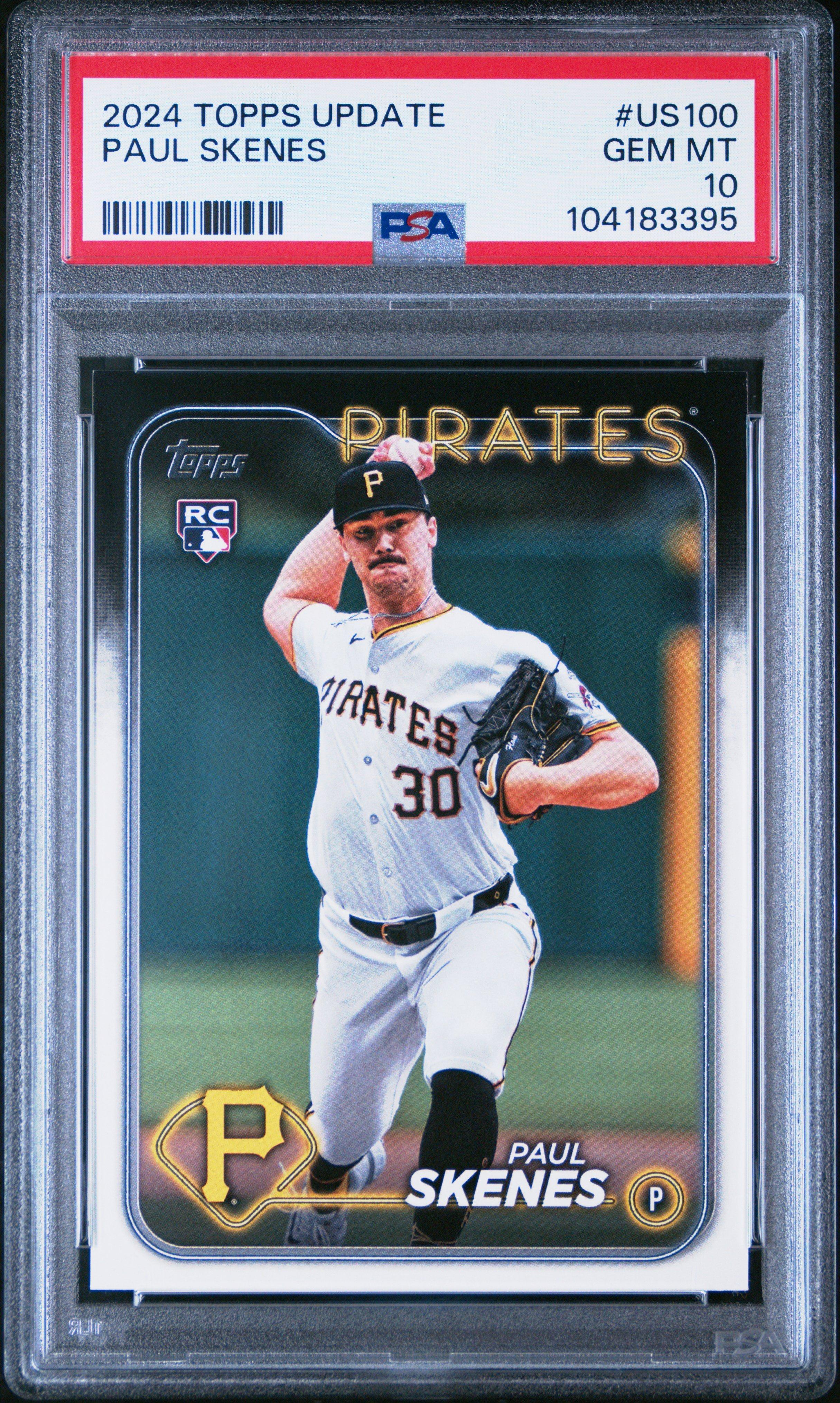 2024 Topps Update Us100 Paul Skenes PSA 10