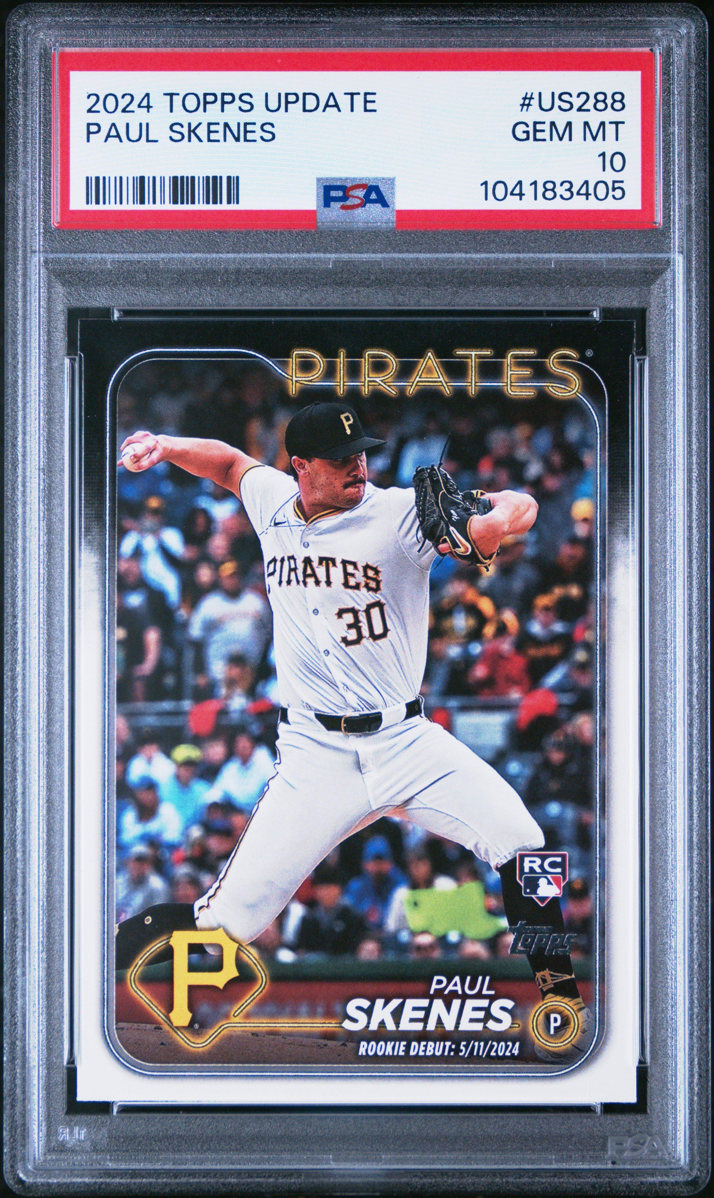 2024 Topps Update Us288 Paul Skenes PSA 10