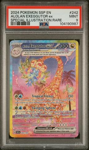 2024 ピカチュウ ex UR PSA 9 PSA 9 Pikachu ex SAR 132/106 sv8 Super Electric Breaker