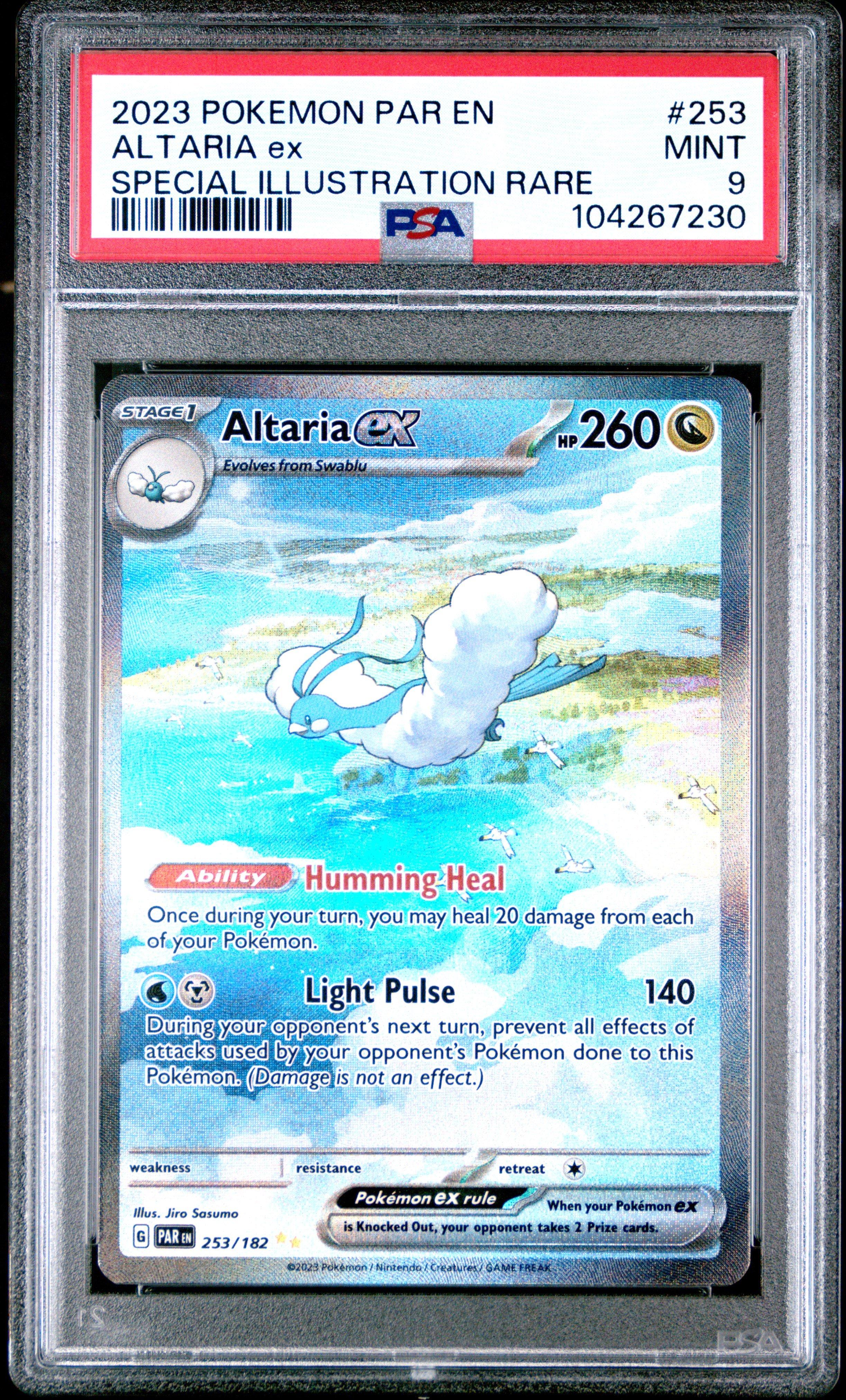 2023 Pokemon Par En-paradox Rift 253 Altaria Ex Special Illustration Rare PSA