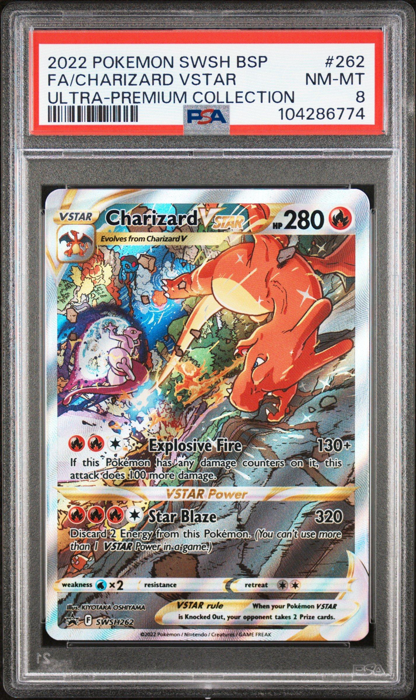 2022 Pokemon Swsh Black Star Promo 262 Full Art/charizard Vstar