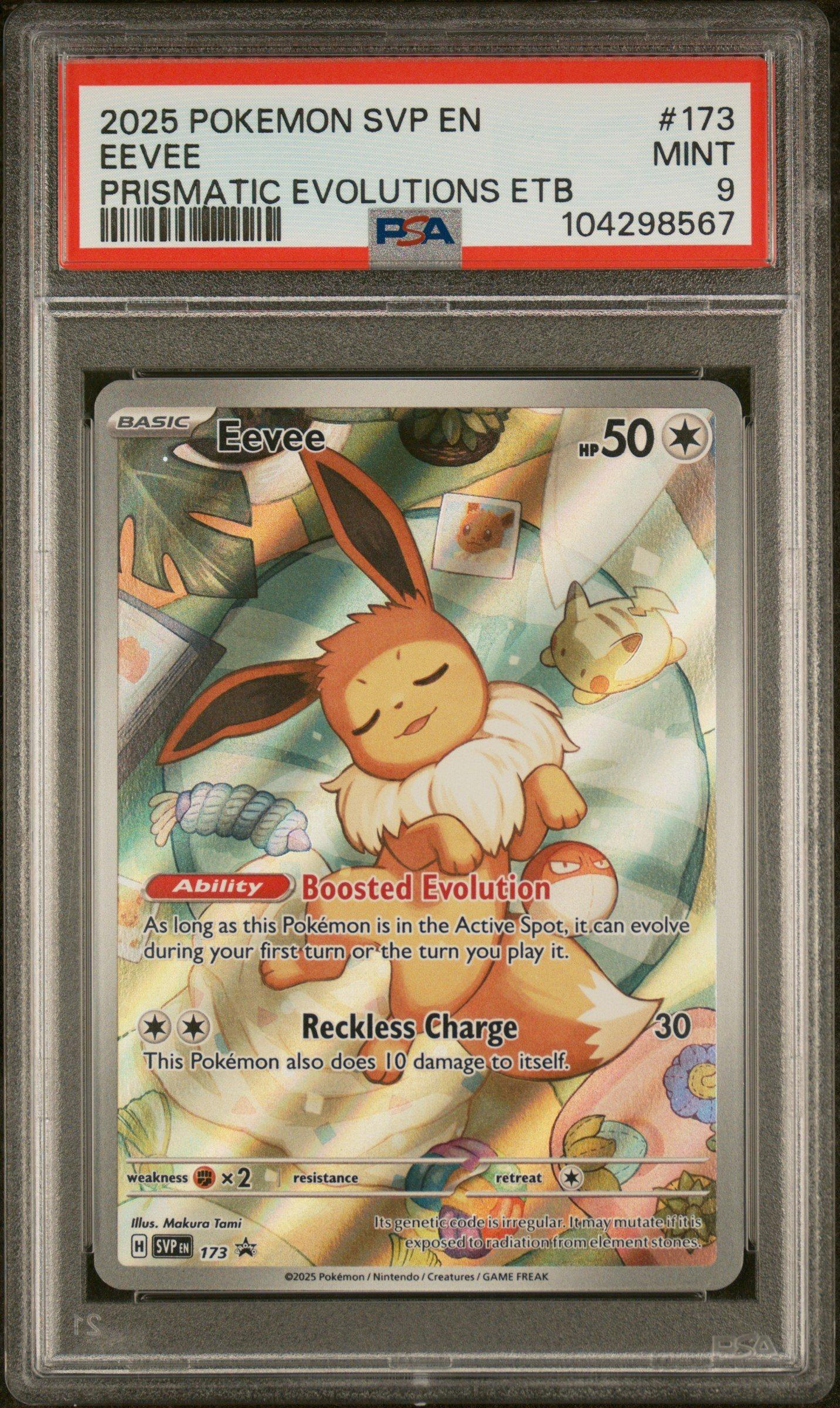 2025 Pokemon Svp En-sv Black Star Promo 173 Eevee Prismatic