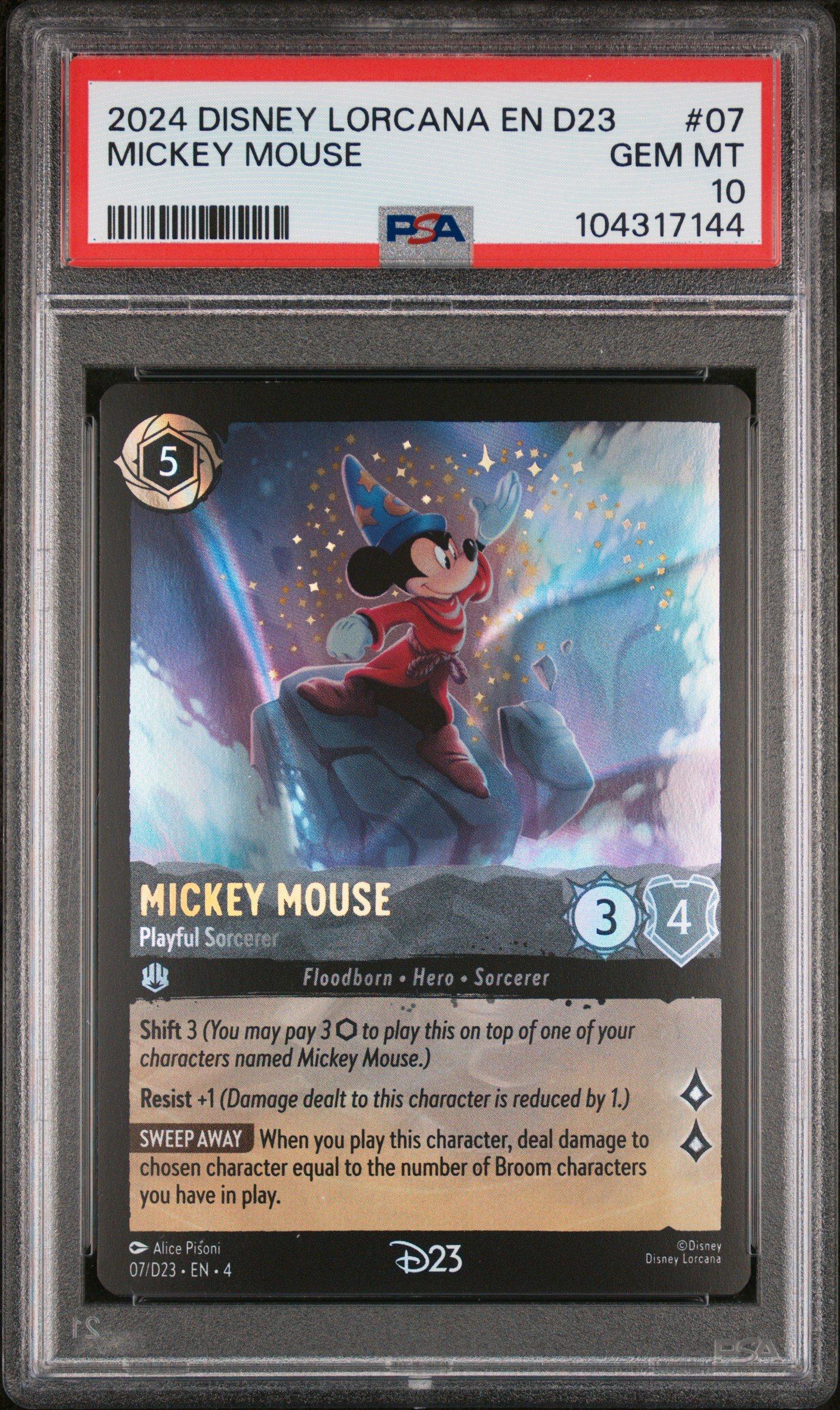 2024 Disney Lorcana En D23-d23 Expo Promo 07 Mickey Mouse