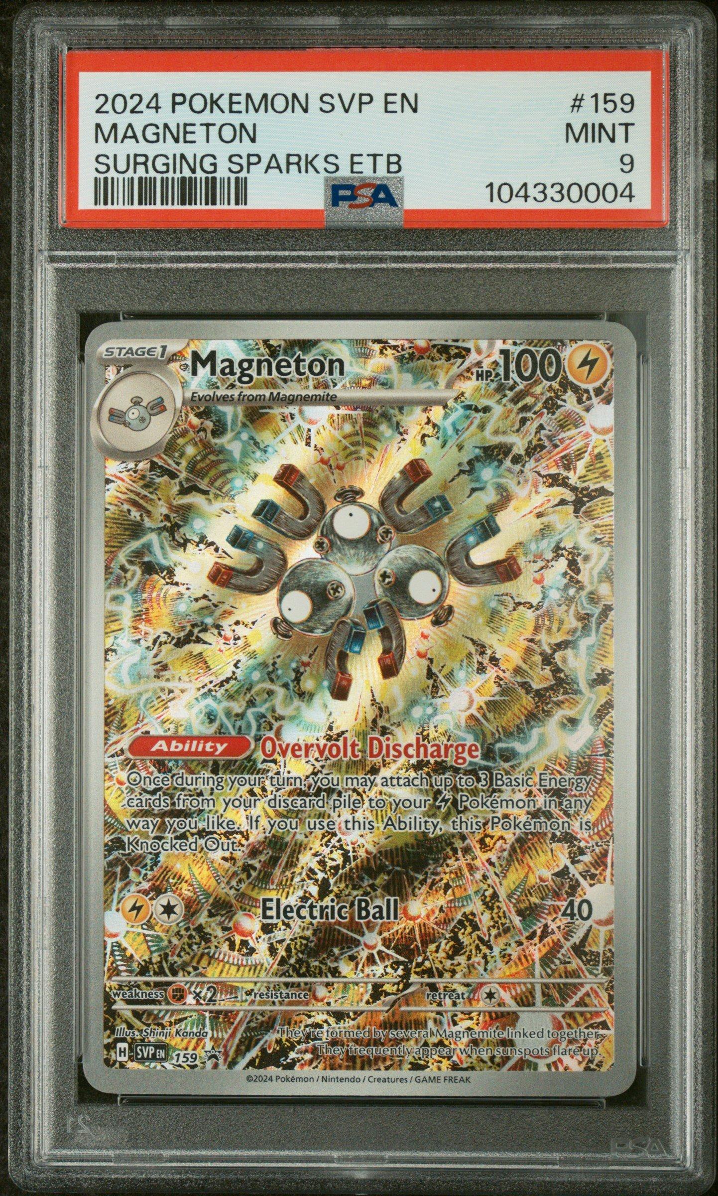 2024 Pokemon Svp En-sv Black Star Promo 159 Magneton Surging