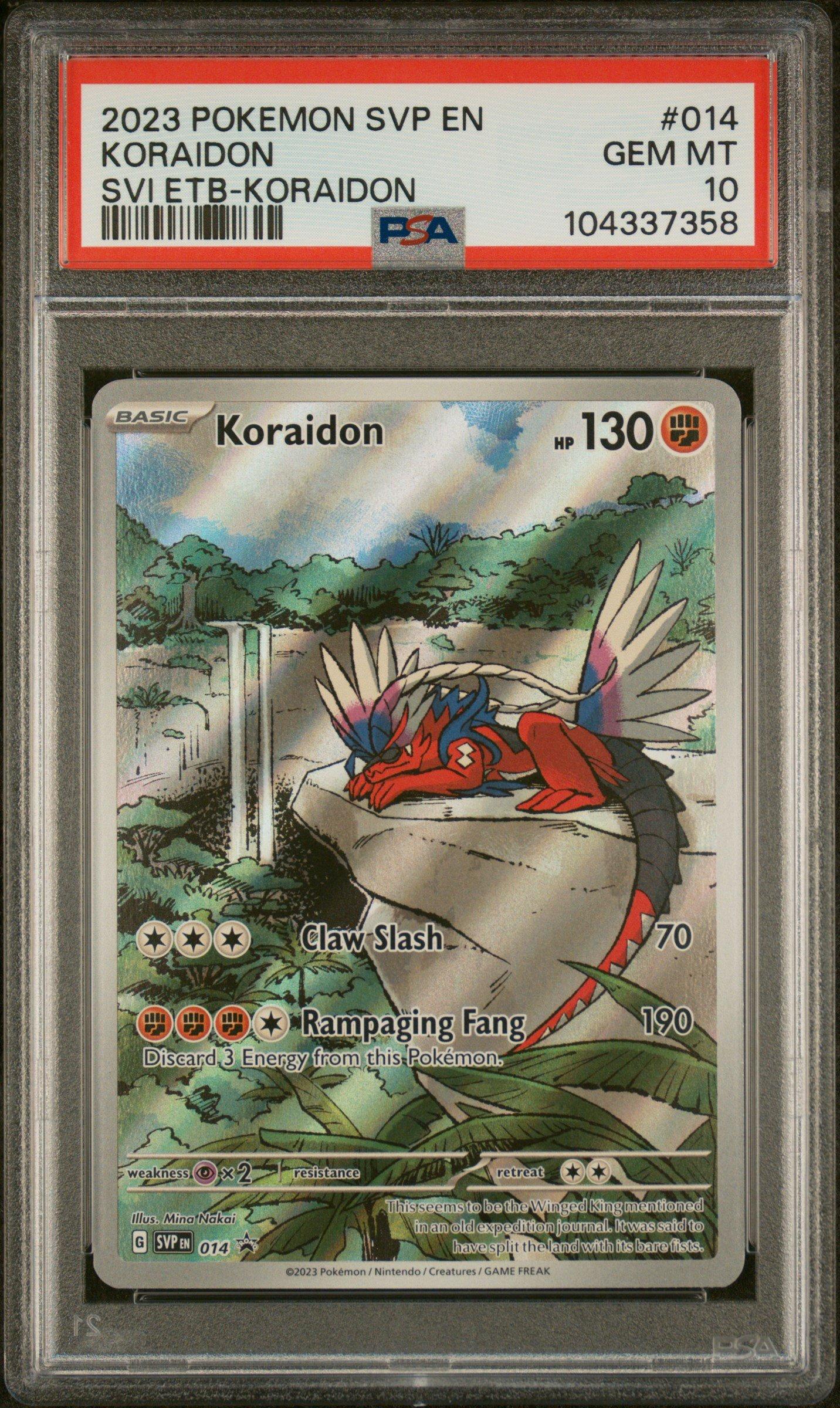 2023 Pokemon Svp En-sv Black Star Promo 014 Koraidon Scarlet