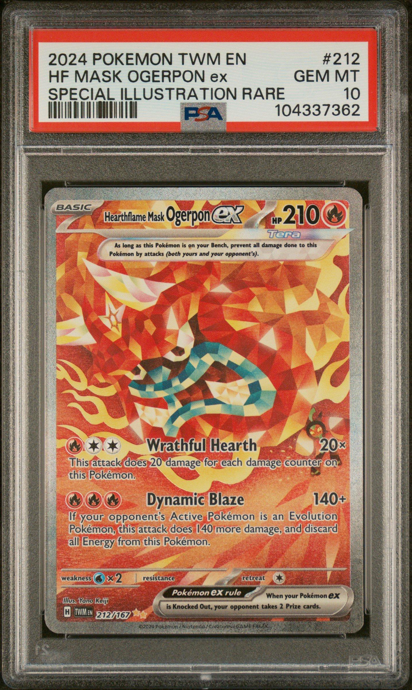 2024 Pokemon Twm En-twilight Masquerade 212 Hearthflame Mask