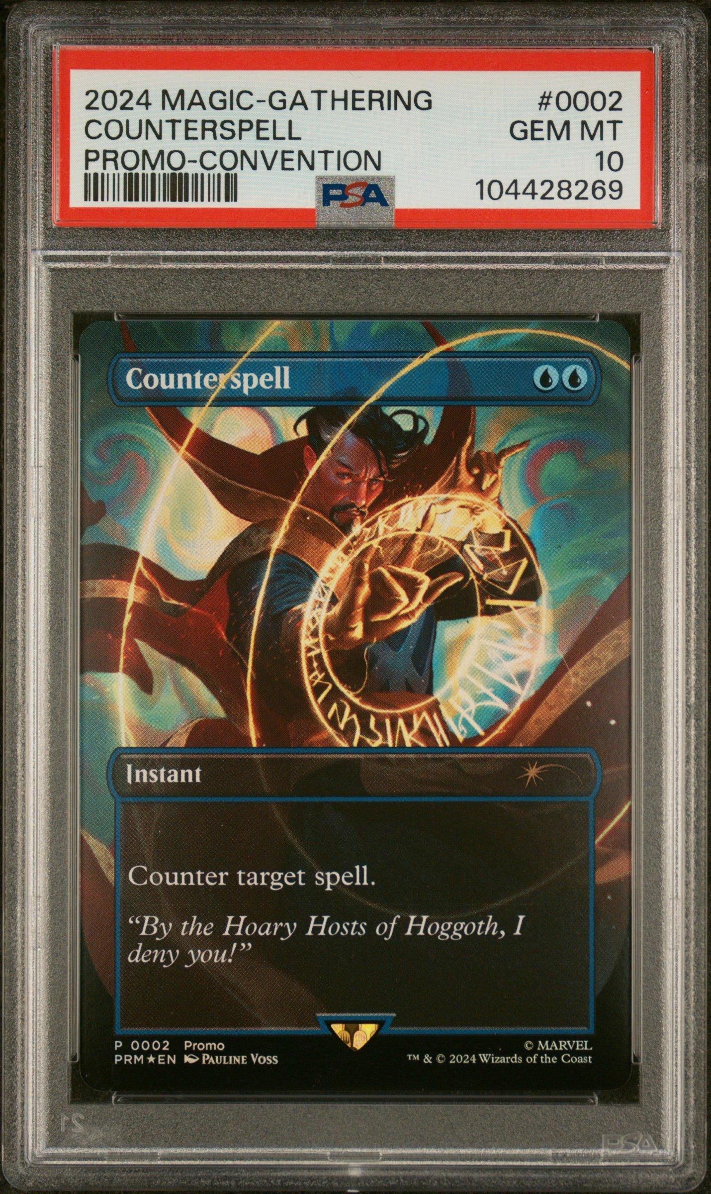2024 Magic The Gathering Promo 0002 Counterspell Convention PSA 10 Graded  Card | GameStop