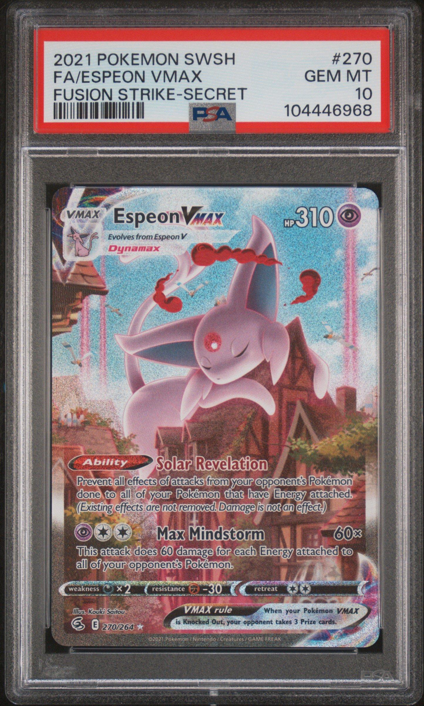 2021 Pokemon Sword & Shield Fusion Strike 270 Full Art