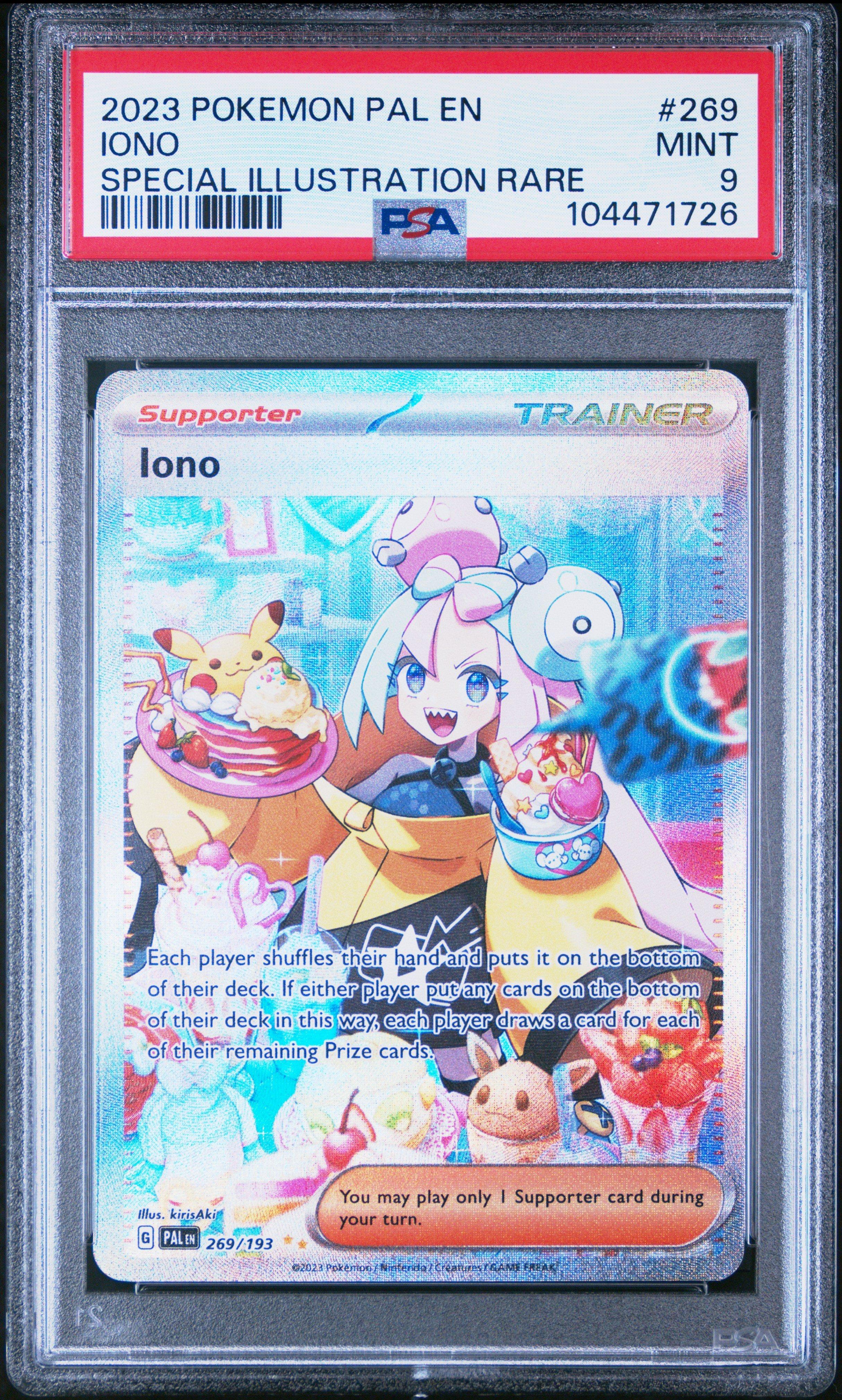 ナンジャモ　英語 Iono #269 PSA9　ポケモンカード　pokemon Iono NM 269/193 - SV02: Paldea Evolved Pokemon | eBay