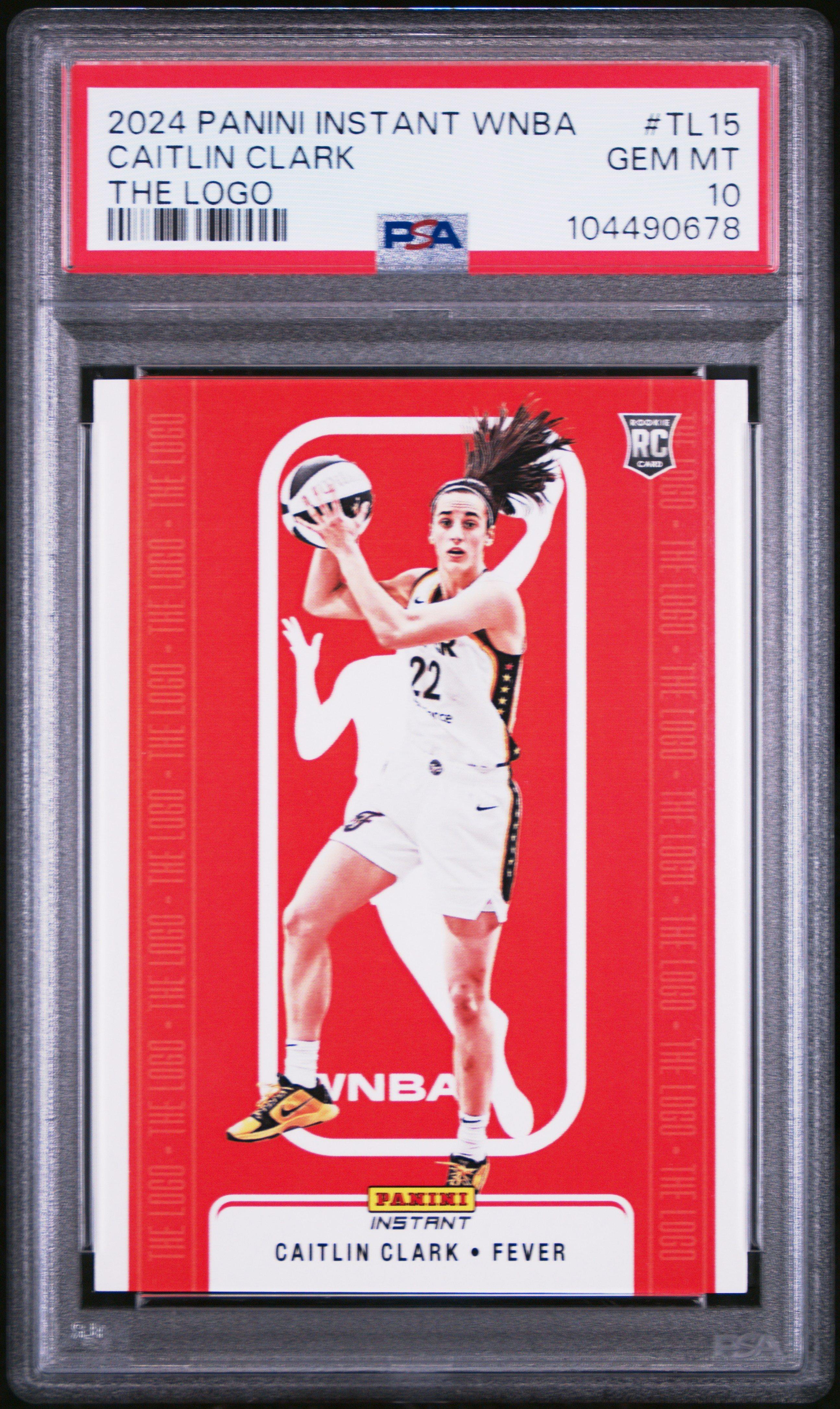 2024 Panini Instant Wnba The Logo Tl15 Caitlin Clark PSA 10