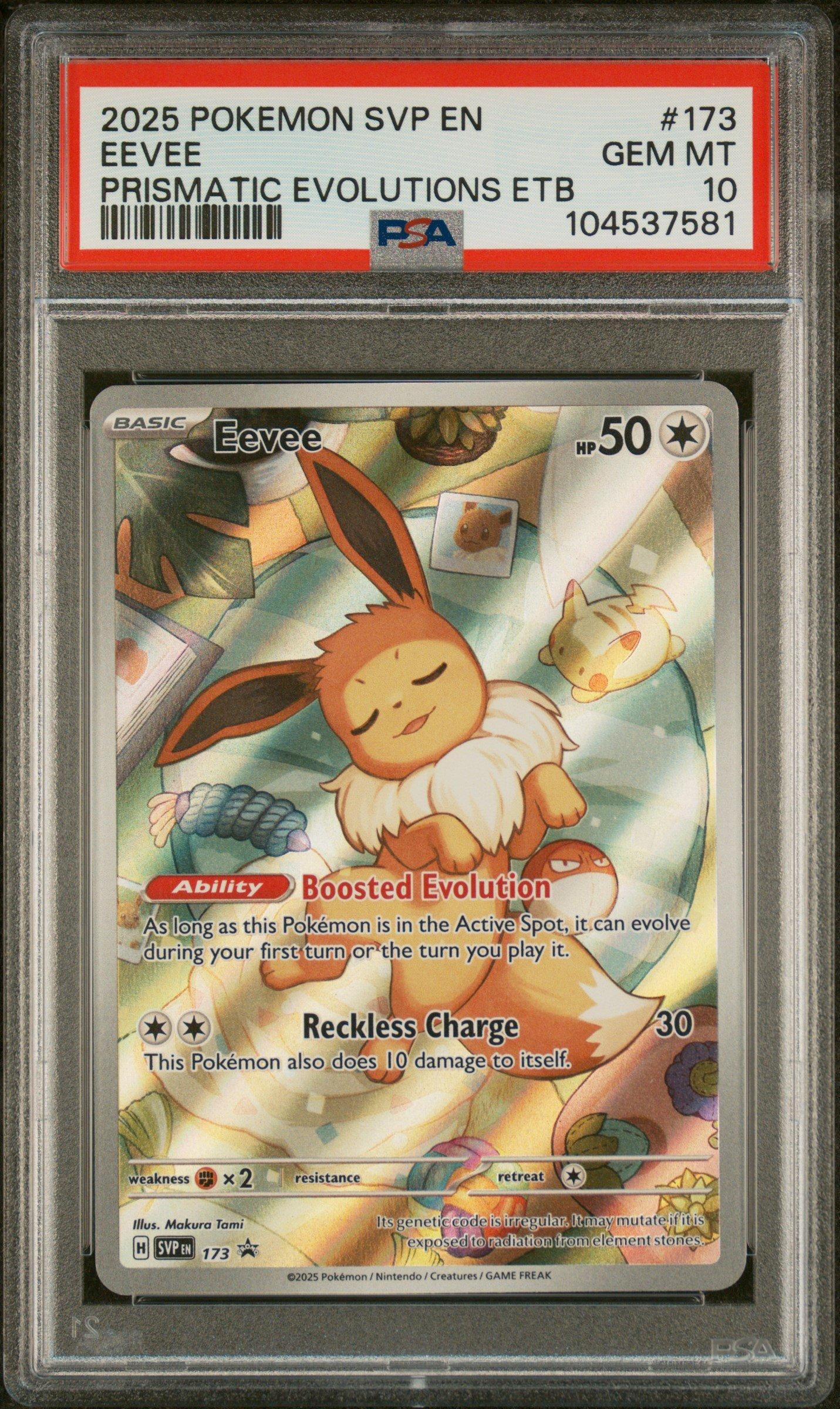 2025 Pokemon Svp En-sv Black Star Promo 173 Eevee Prismatic