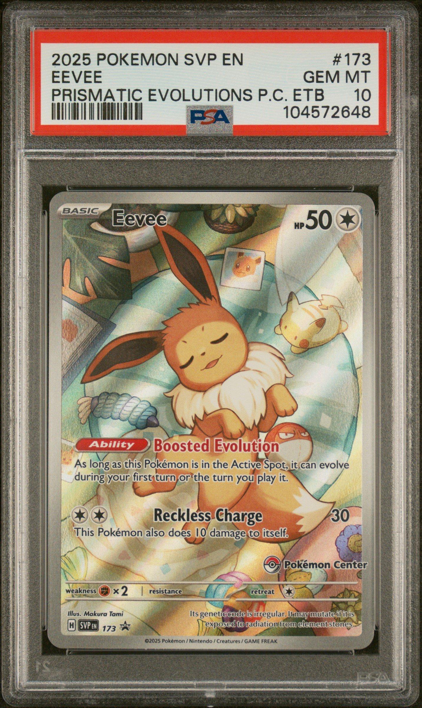 2025 ポケモンカード Eevee PSA 10 2025 Pokemon Svp En-sv Black Star Promo 173 Eevee Prismatic