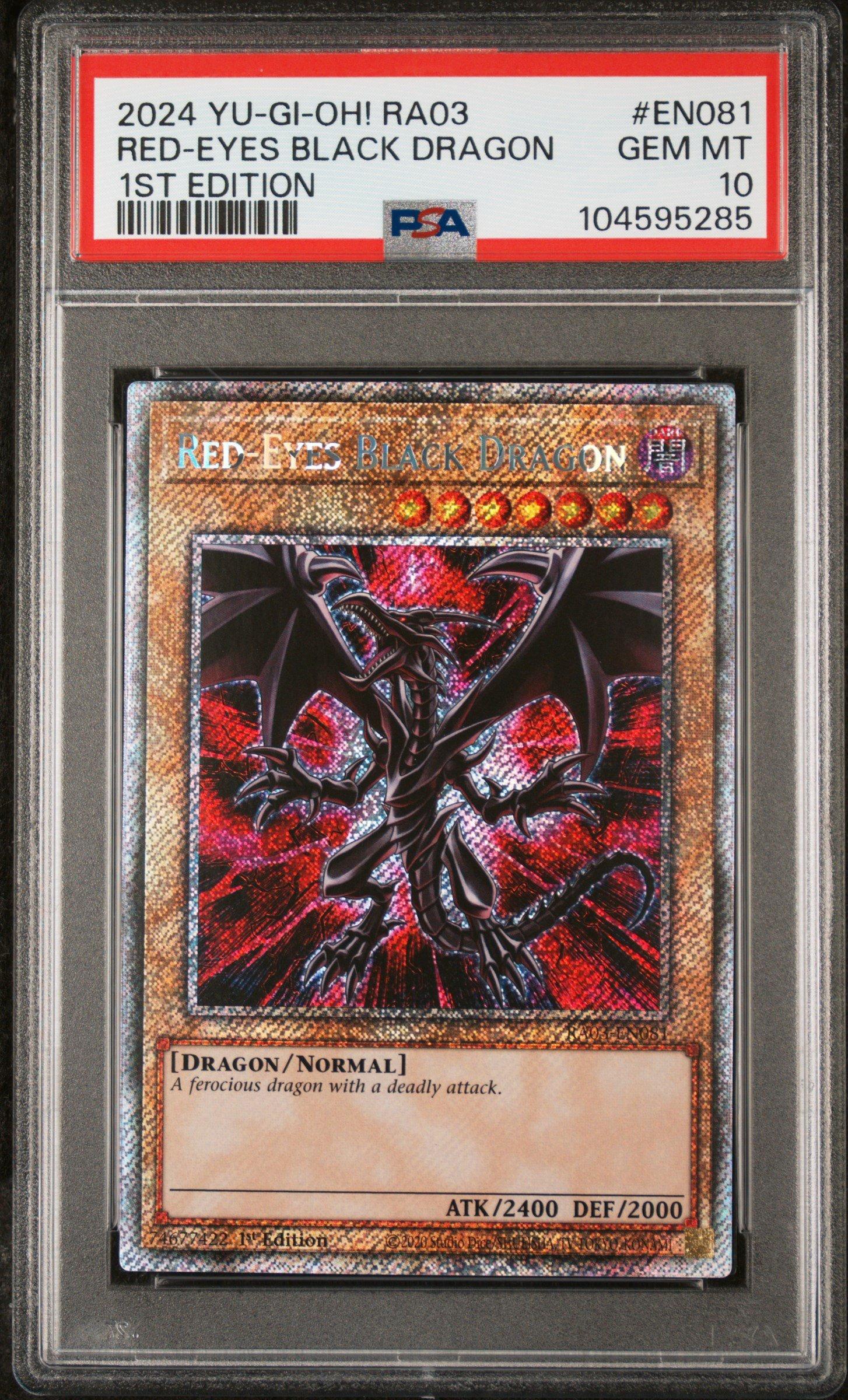 2024 Yu-gi-oh! Ra03-quarter Century Bonanza En081 Red-eyes Black