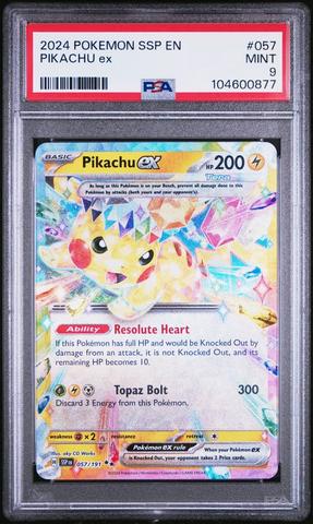 2024 Pokemon Ssp En-surging Sparks 057 Pikachu Ex PSA 9 | GameStop