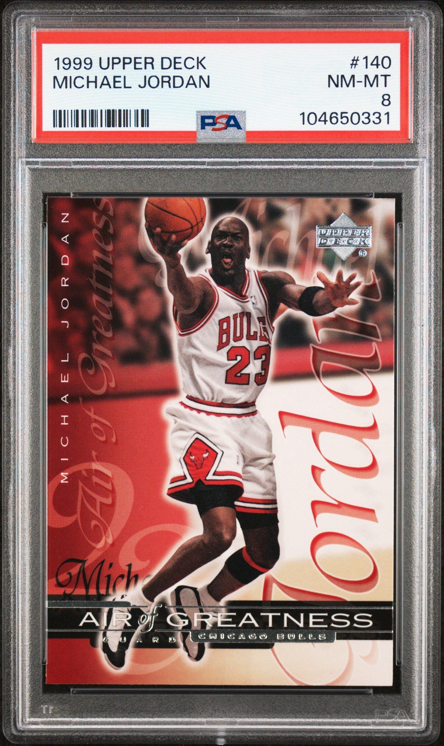 1999 Upper Deck 140 Michael Jordan PSA 8