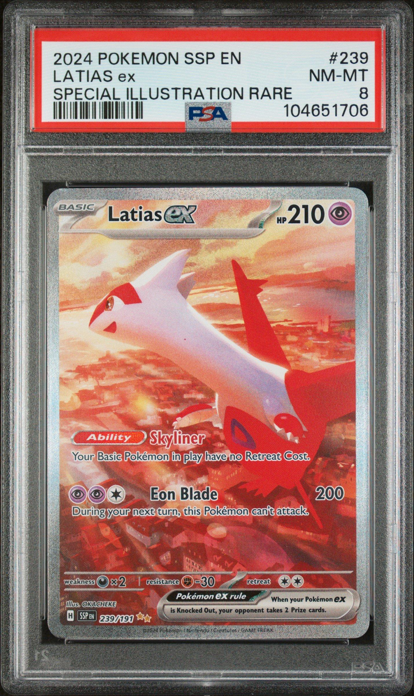 2024 Pokemon Ssp En-surging Sparks 239 Latias Ex Special