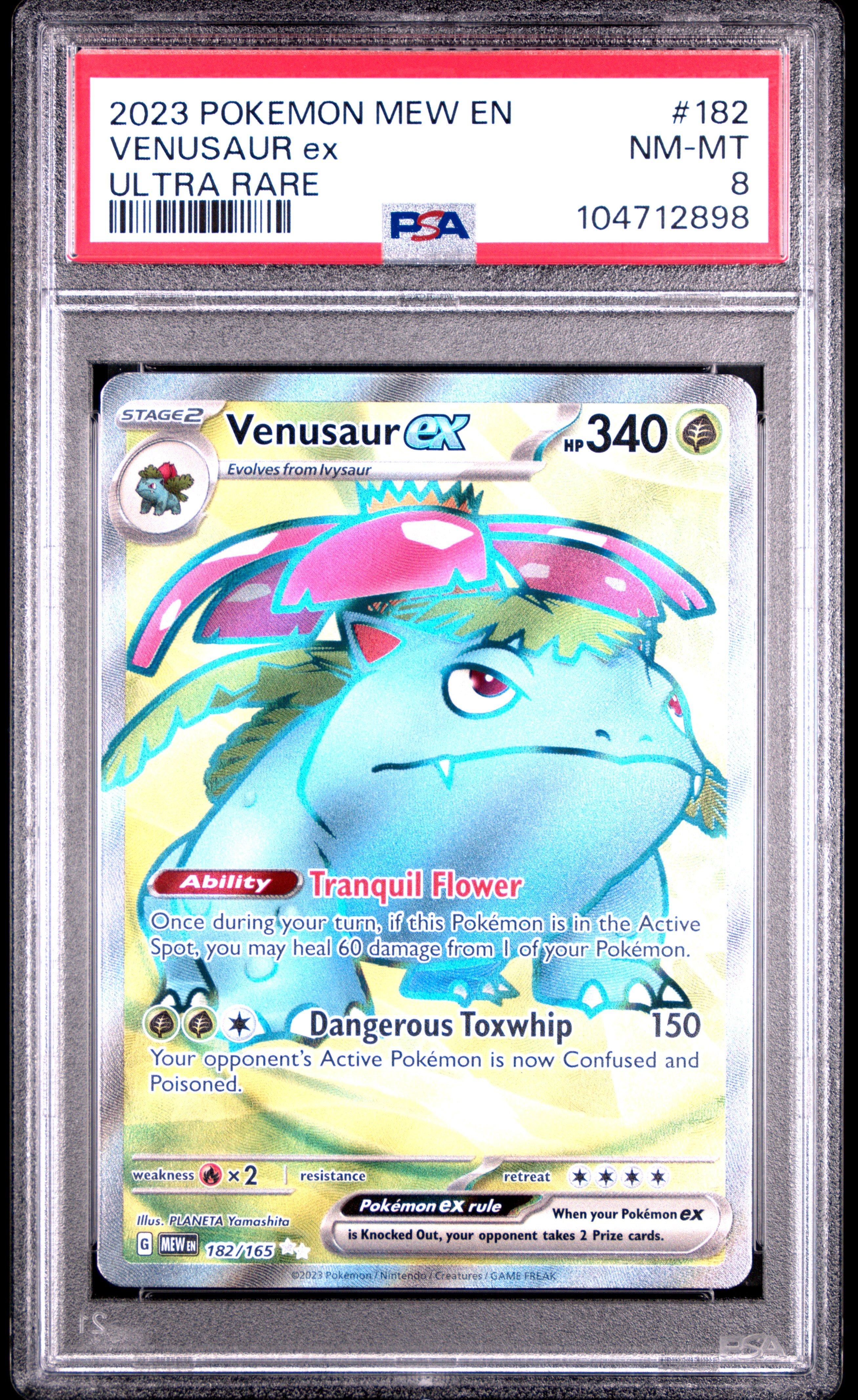 2023 Pokemon Mew En-151 182 Venusaur Ex Ultra Rare PSA