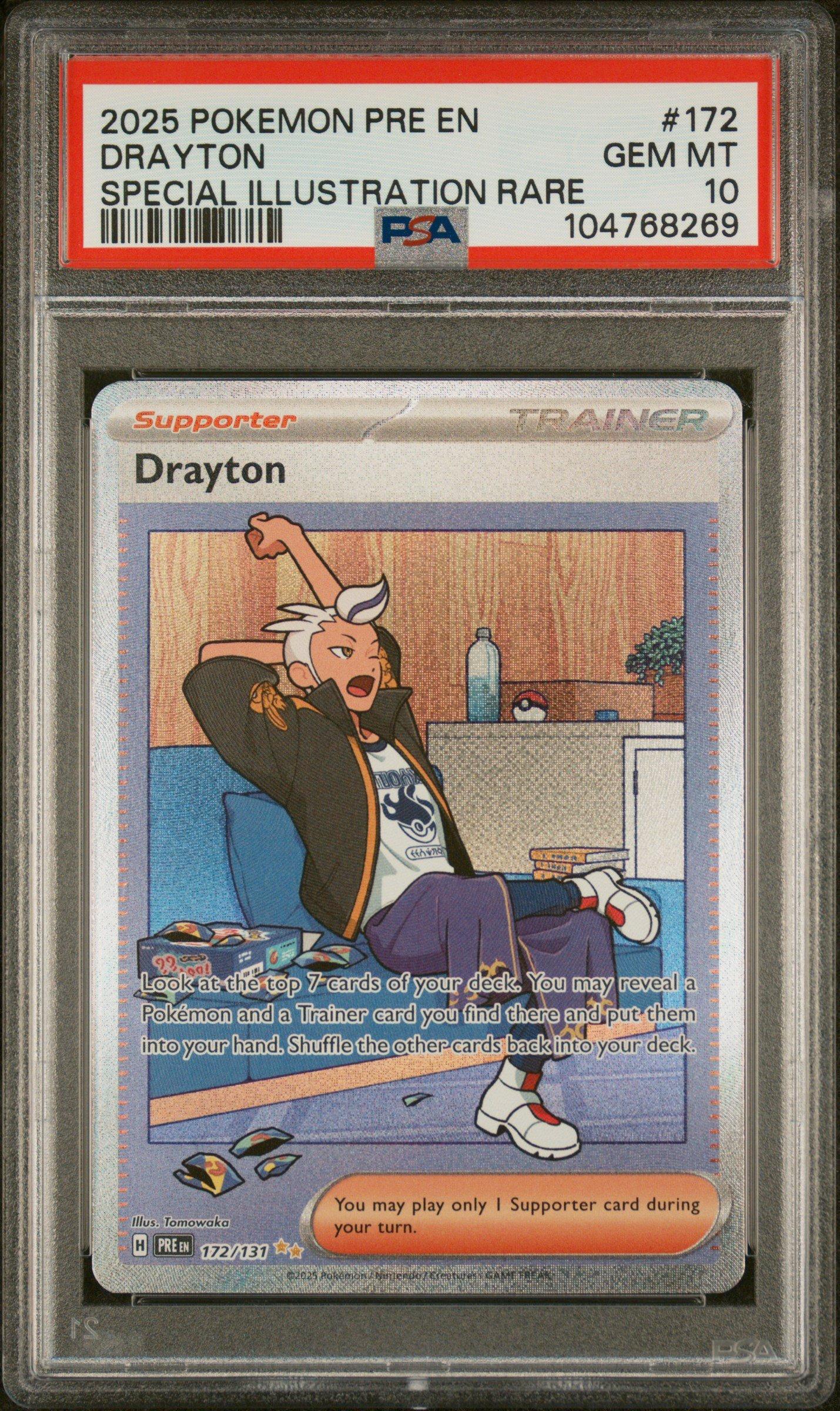 2025 Pokemon Pre En-prismatic Evolutions 172 Drayton Special