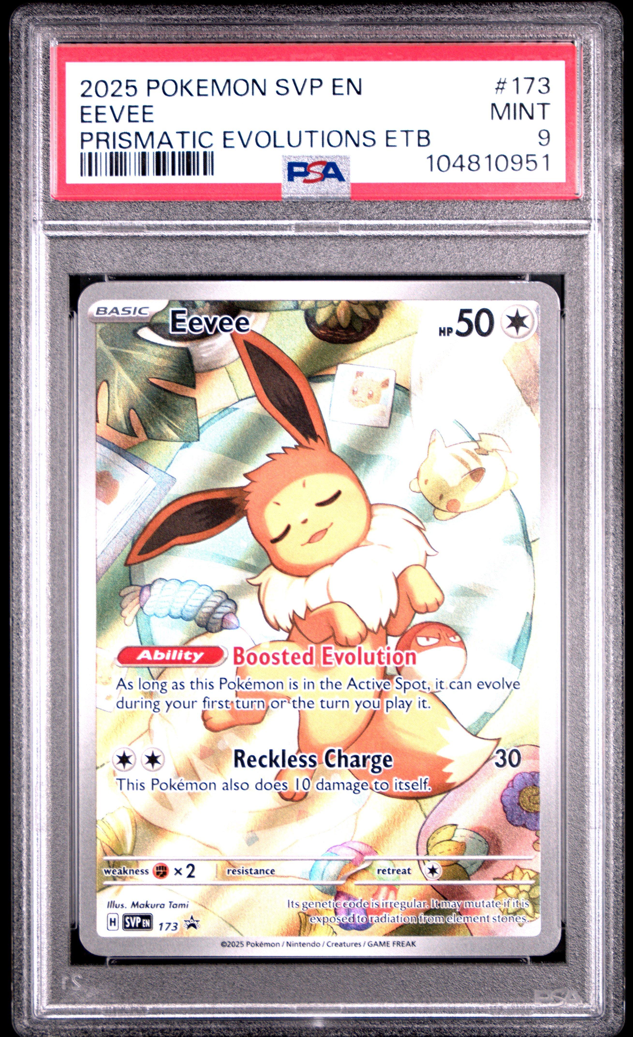 2025 Pokemon Svp En-sv Black Star Promo 173 Eevee Prismatic 