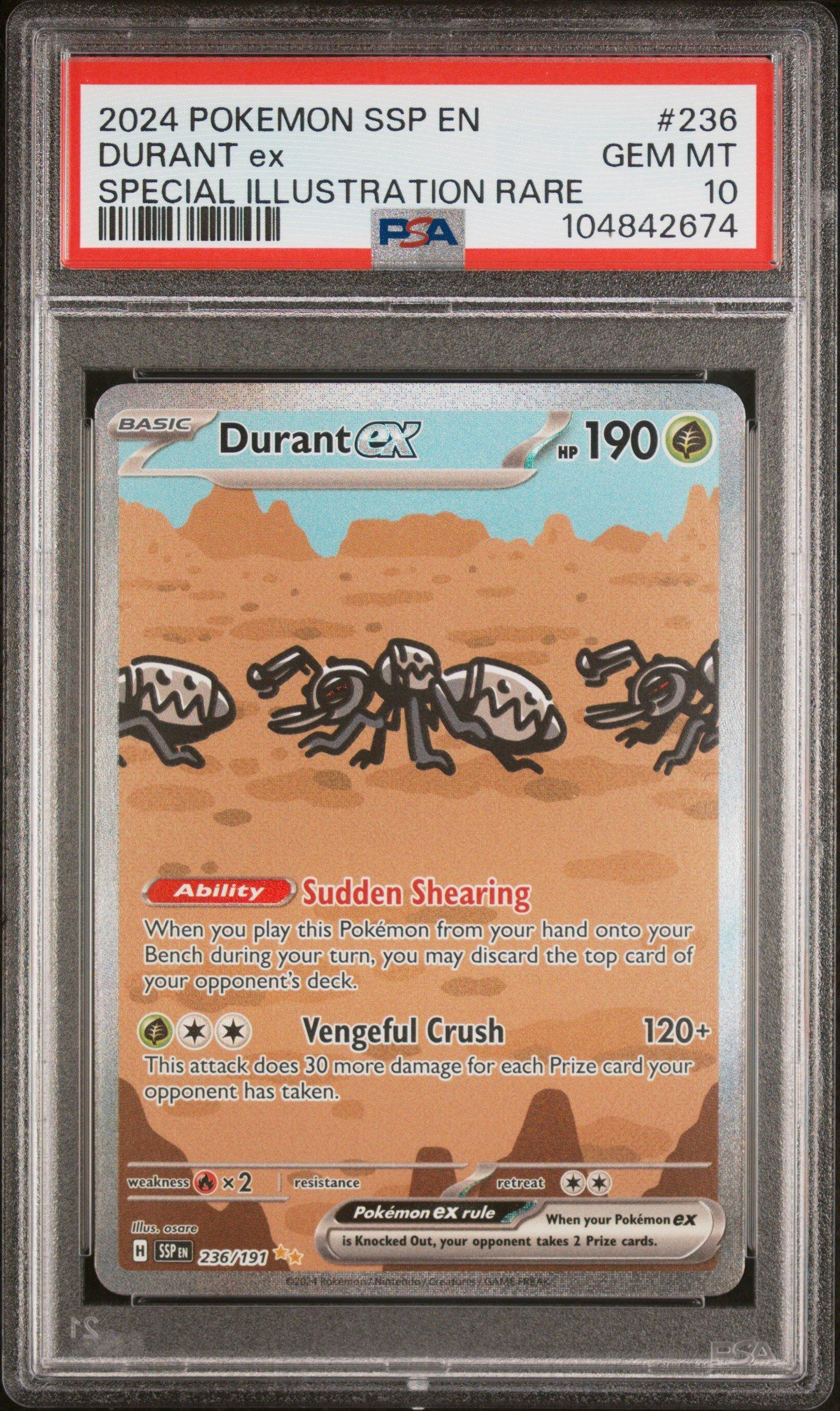 2024 Pokemon Ssp En-surging Sparks 236 Durant Ex Special