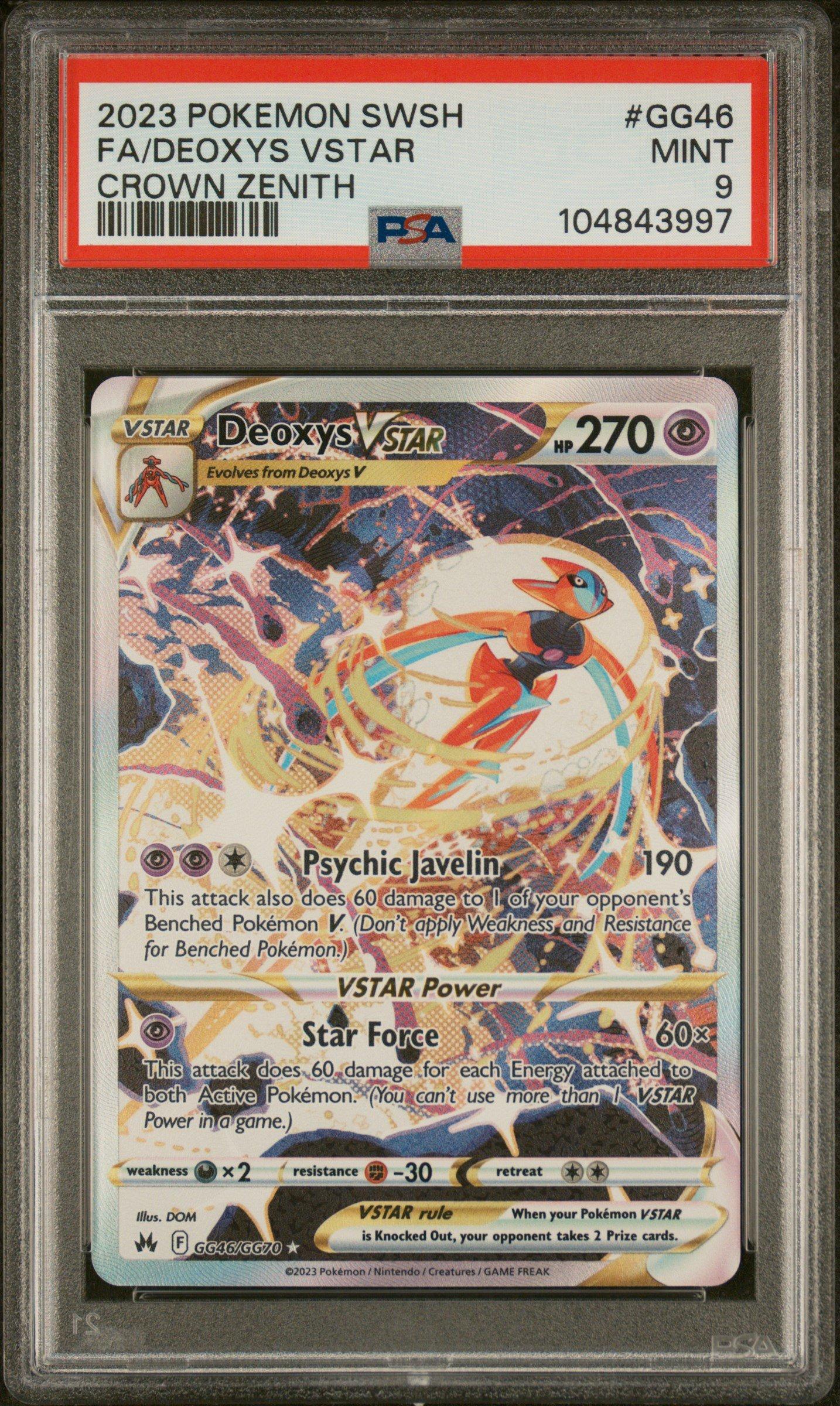 2023 Pokemon Sword And Shield Crown Zenith Gg46 Full Art