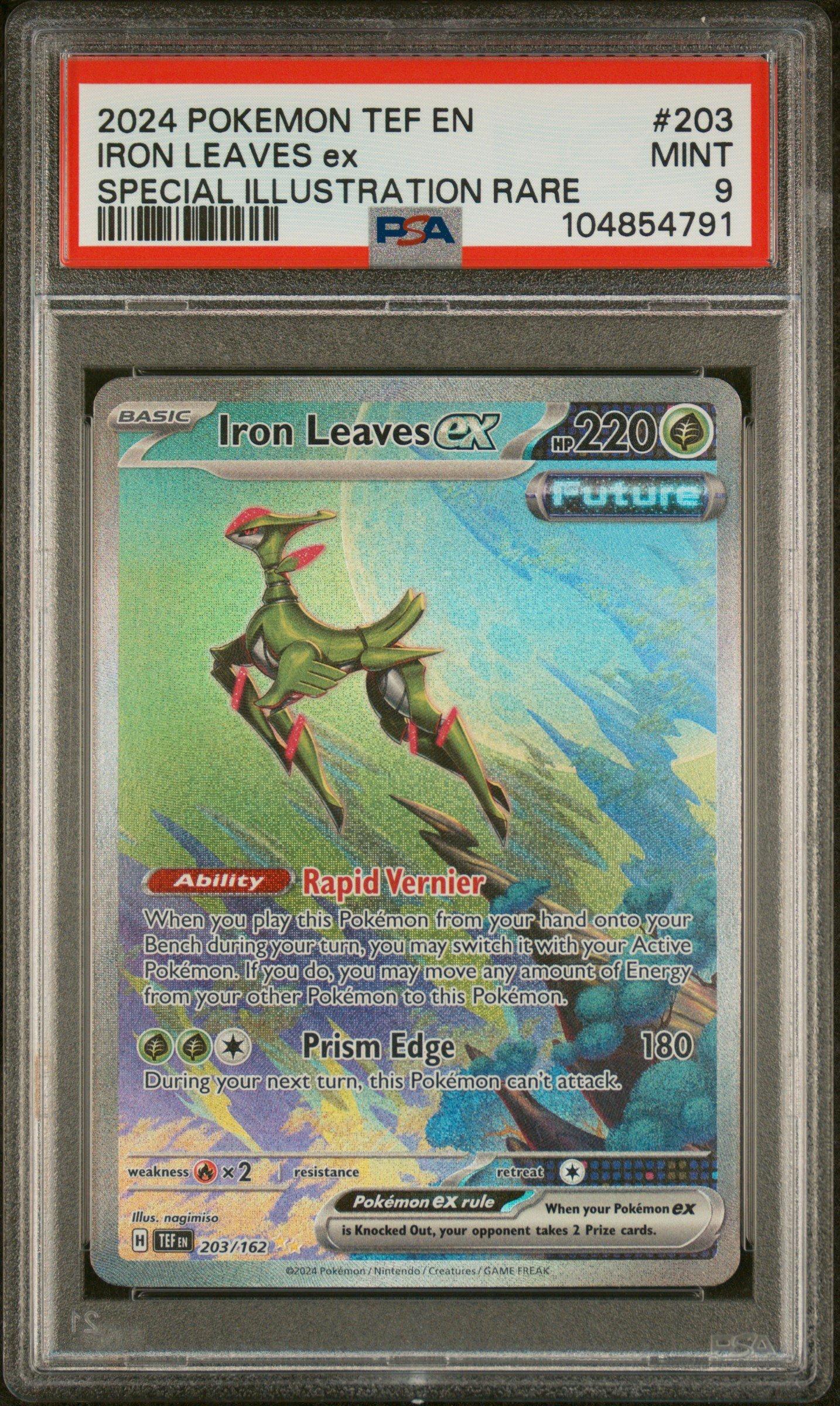 iron leaves future pokemon card Promo SVP146 | storage for ecommerce Grass Rarity Iron Leaves ex Pokemon Temporal