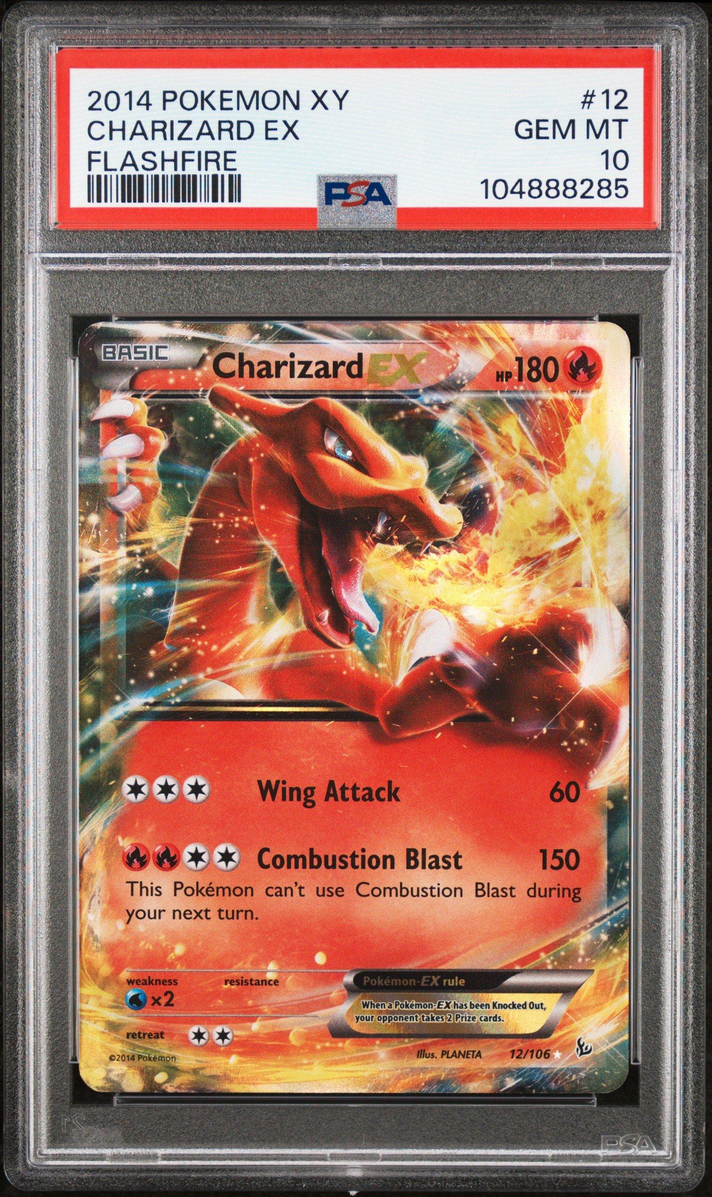 2014 Pokemon Xy Flashfire Charizard Ex PSA