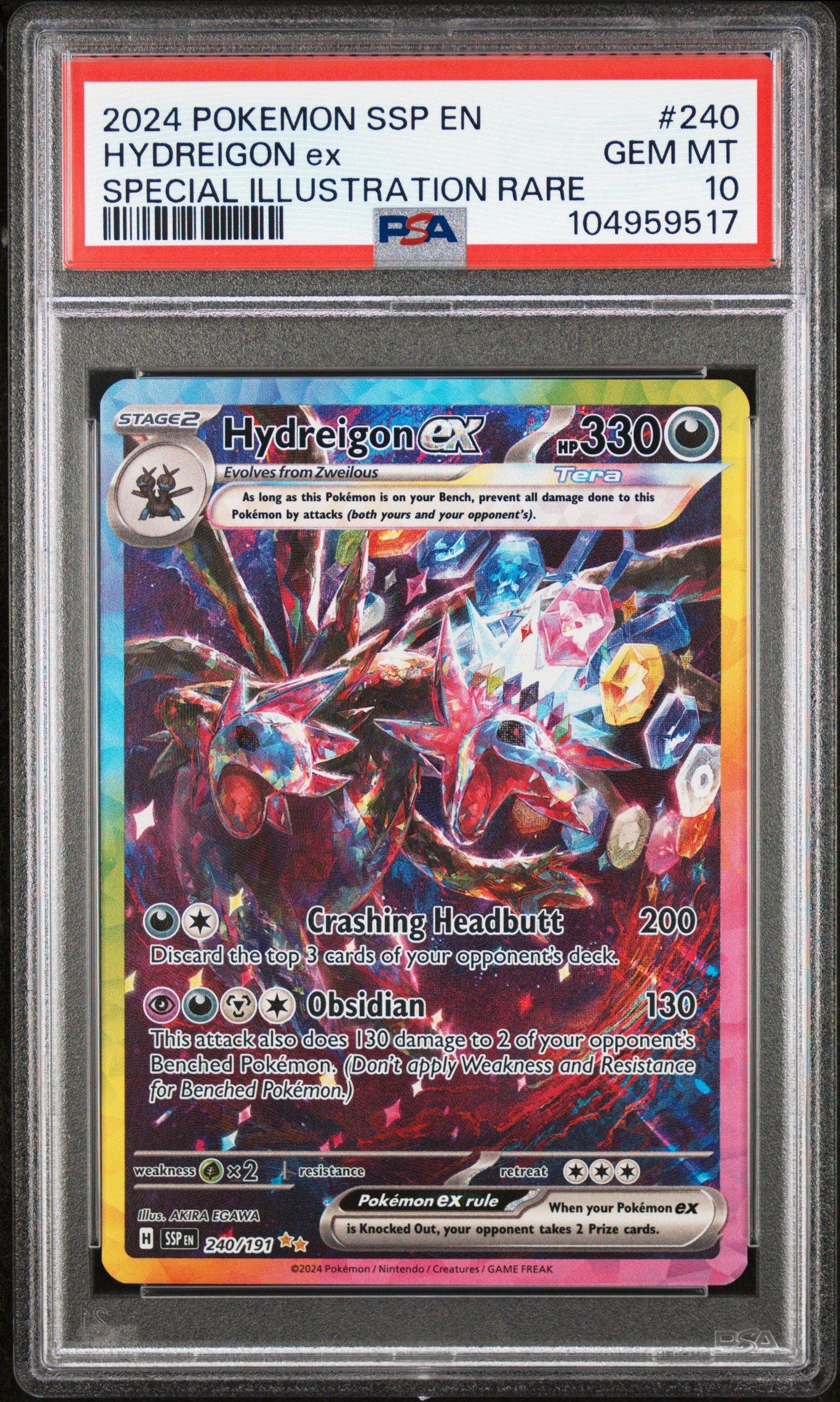 hydreigon pokemon card shiny Art Rare  Mega Rising (B1) #245  Pokmon TCG Pocket EX rule 2015 Pokmon TCG Hydreigon EX