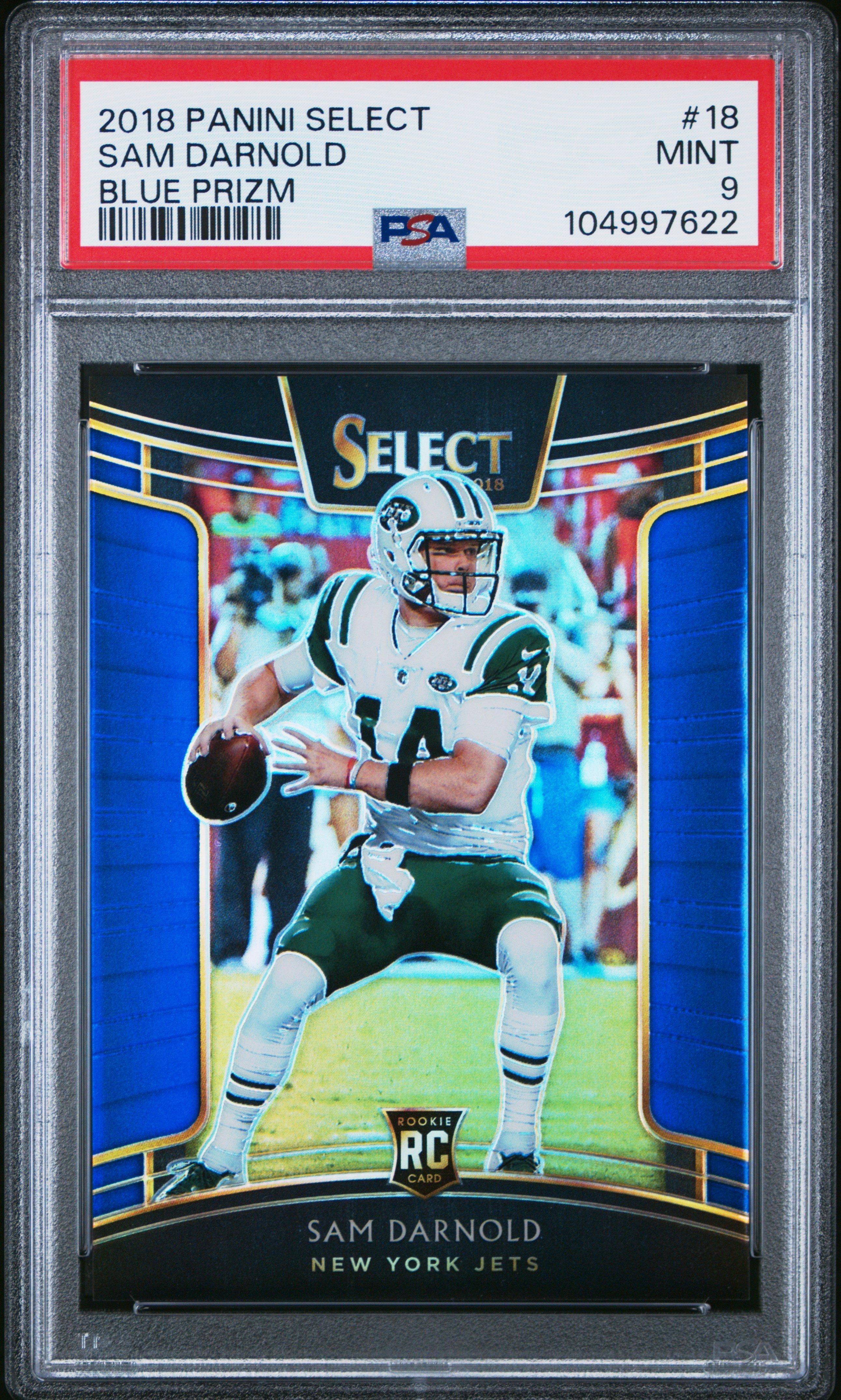 2018 Panini Select 18 Sam Darnold Prizm PSA 9