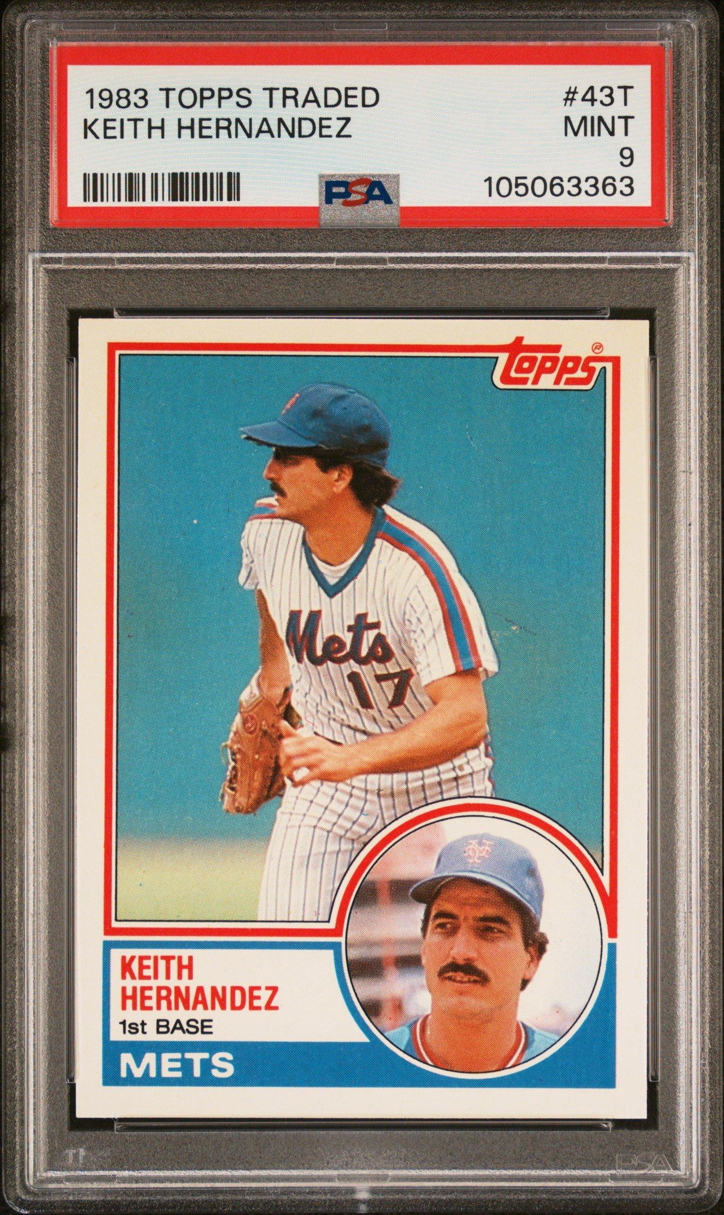 1983 Topps Traded 43t Keith Hernandez PSA 9
