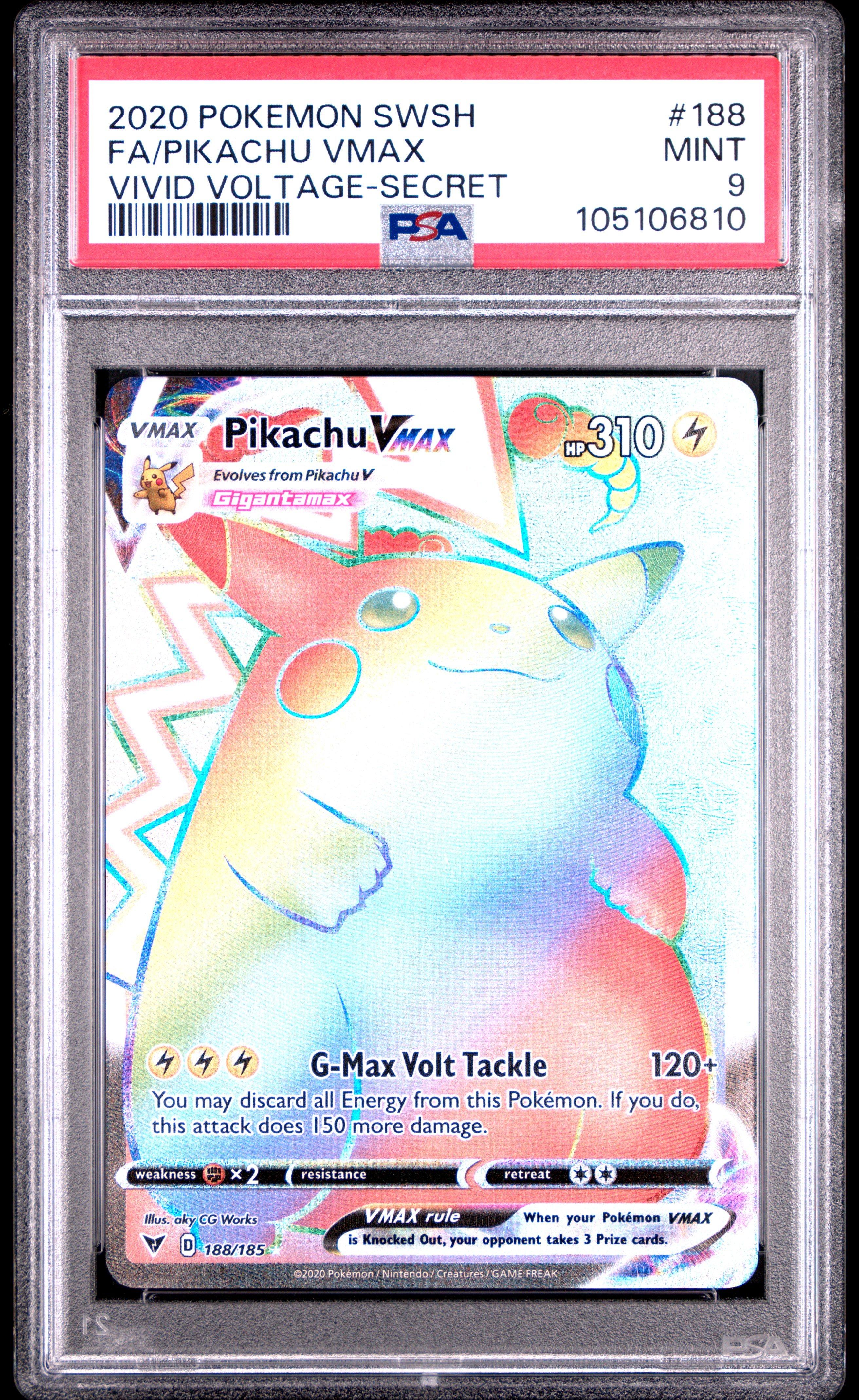 2020 pokemon pikachu card SWSH Vivid Voltage V #043 PSA 10  Yamacardo The item available is listed in the Title Pikachu 2020 Pokemon 25th Anniversary