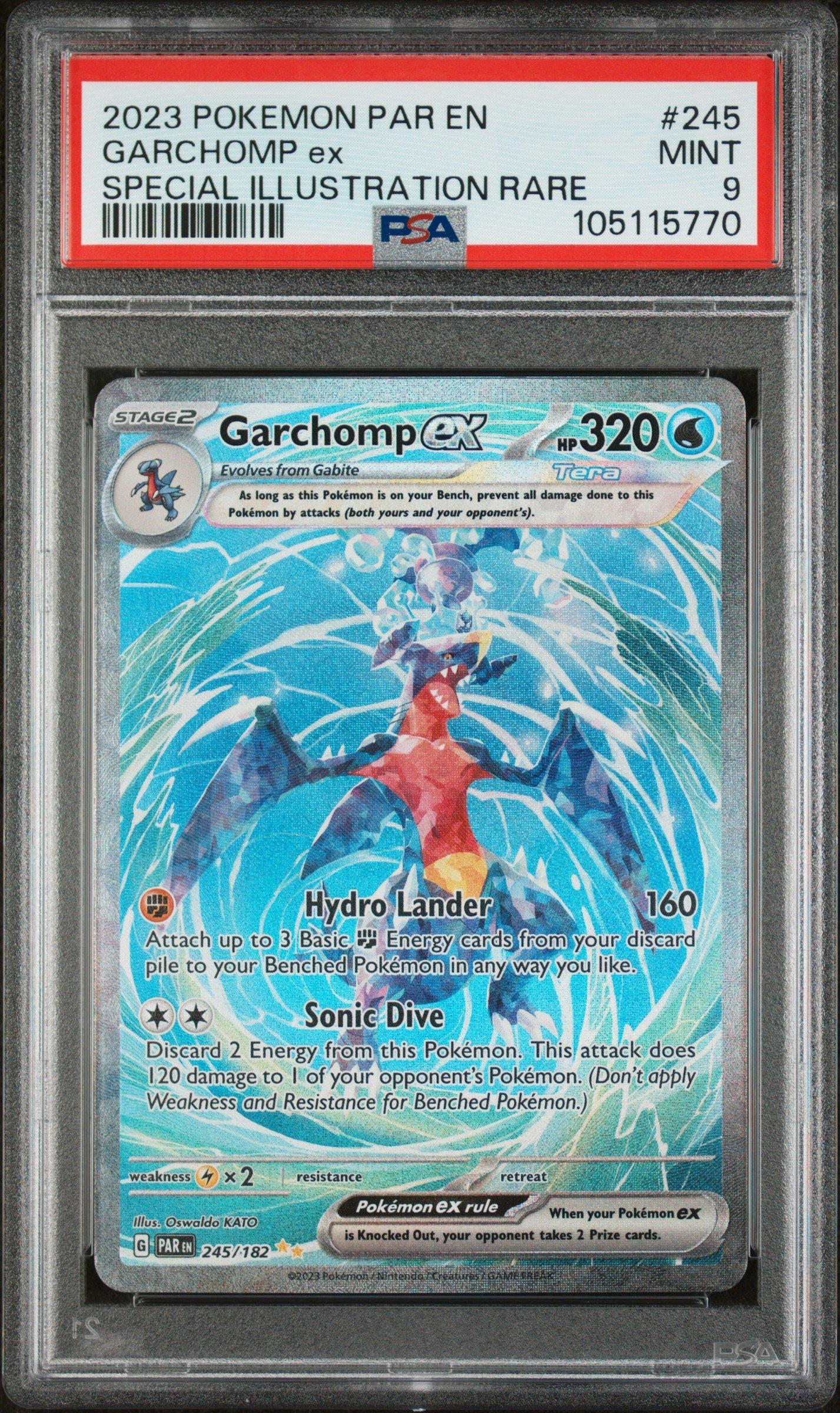 2023 Pokemon Par En-paradox Rift 245 Garchomp Ex Special