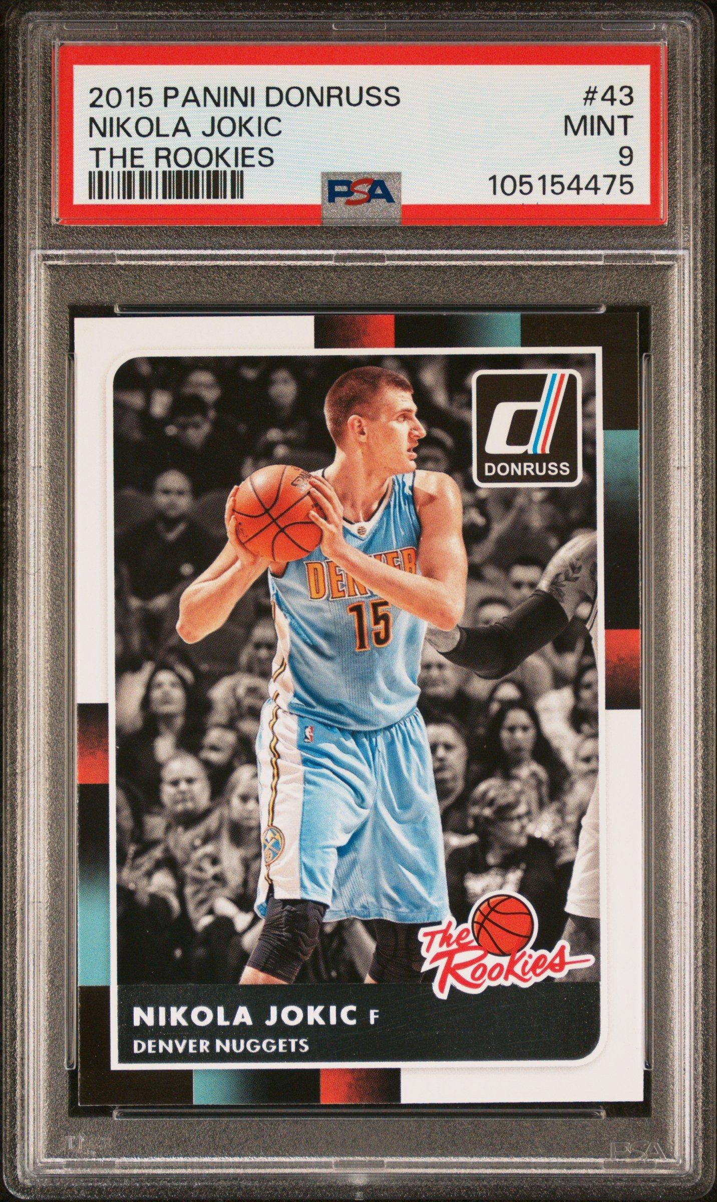 2015 Panini Donruss The Rookies 43 Nikola Jokic PSA 9