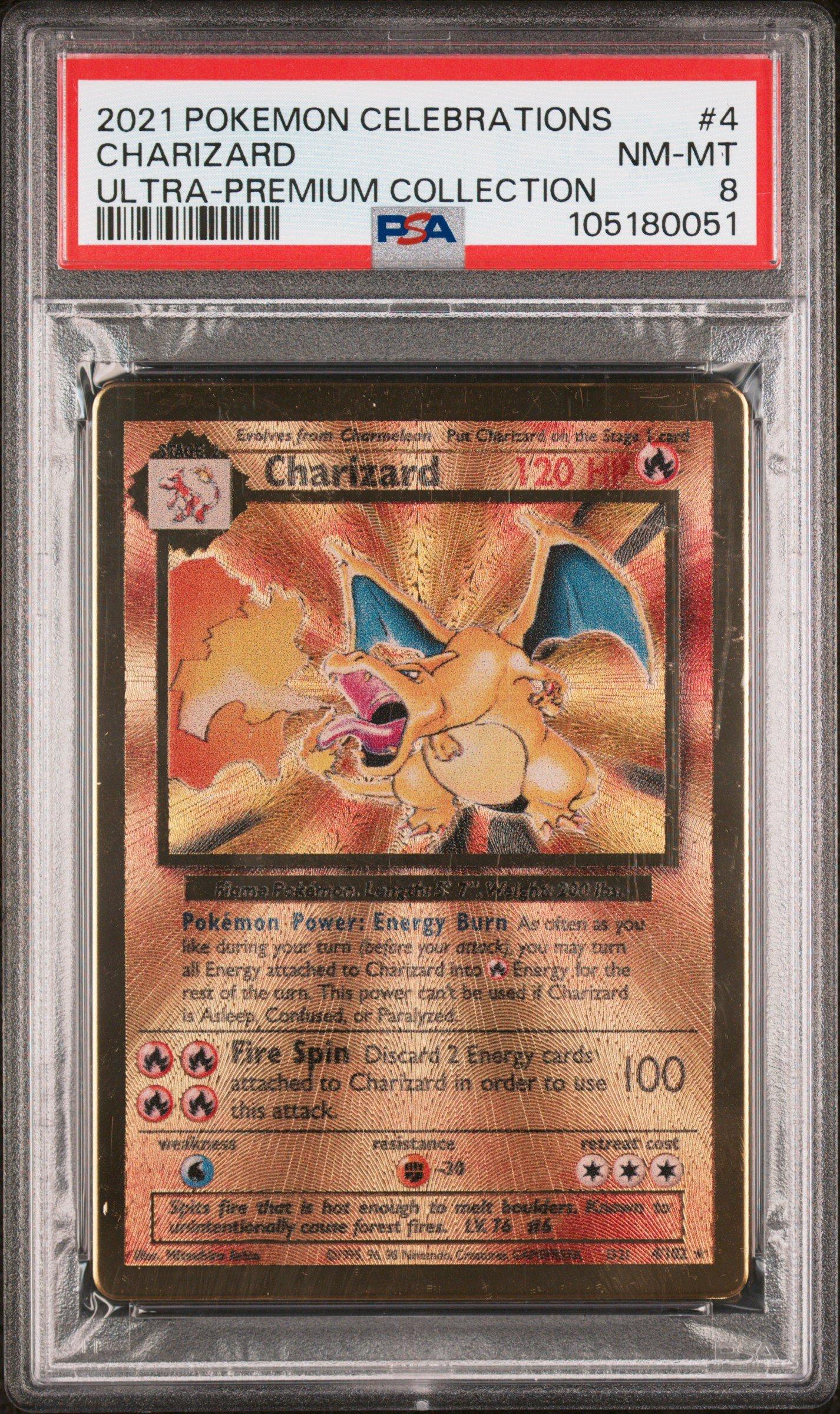 【PSA 8】 Charizard Celebrations 25th 2021 Pokemon Celebrations Ultra-premium Collection 4 Charizard PSA