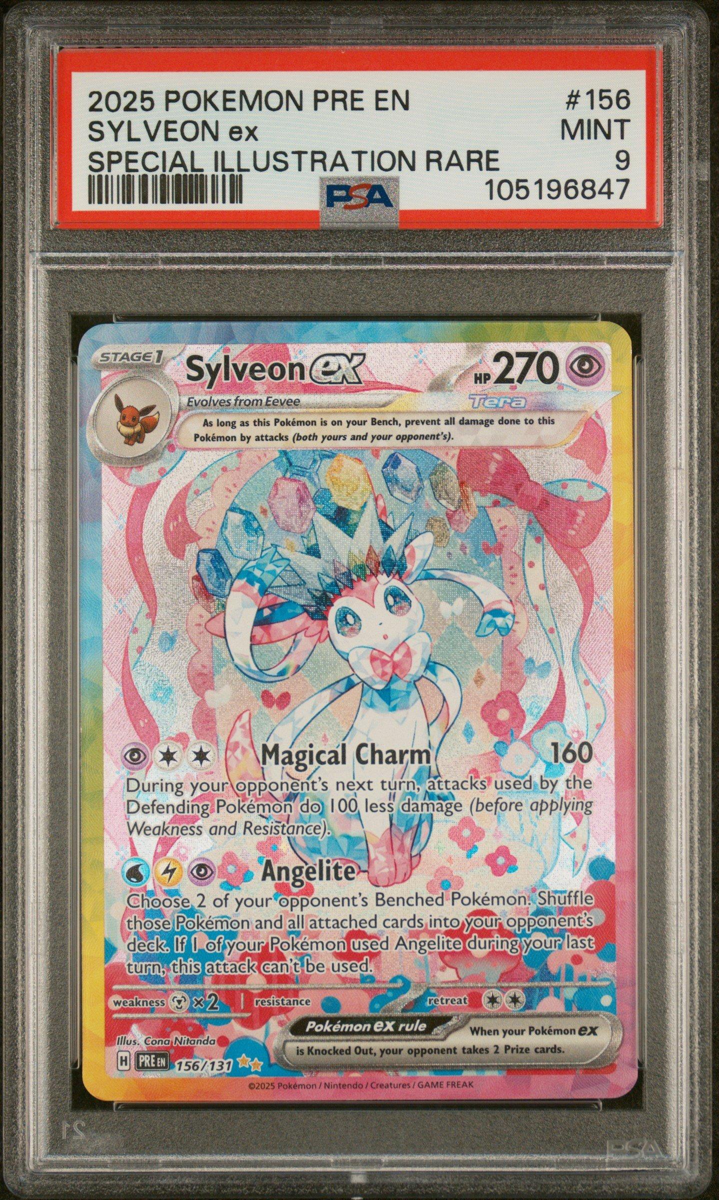 ポケモンカード 2024 SYLVEON 6x SPECIAL ART RARE 2025 Pokemon Pre En-prismatic Evolutions 156 Sylveon Ex Special