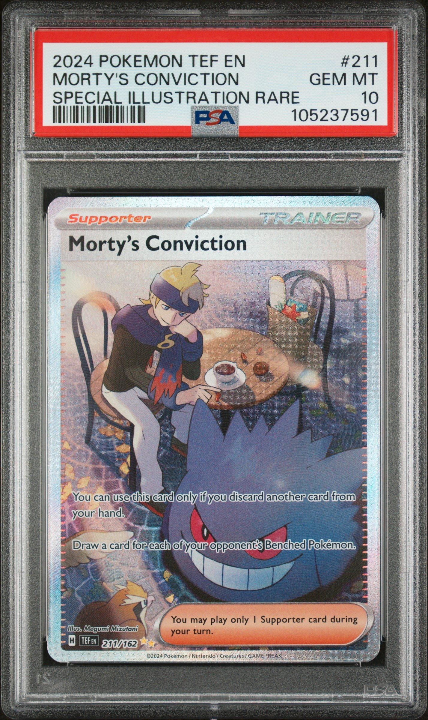 pokemon temporal forces top cards Forces: Explorer's Guidance Full Art MORTYS CONVICTION Temporal Forces Booster Pack -
