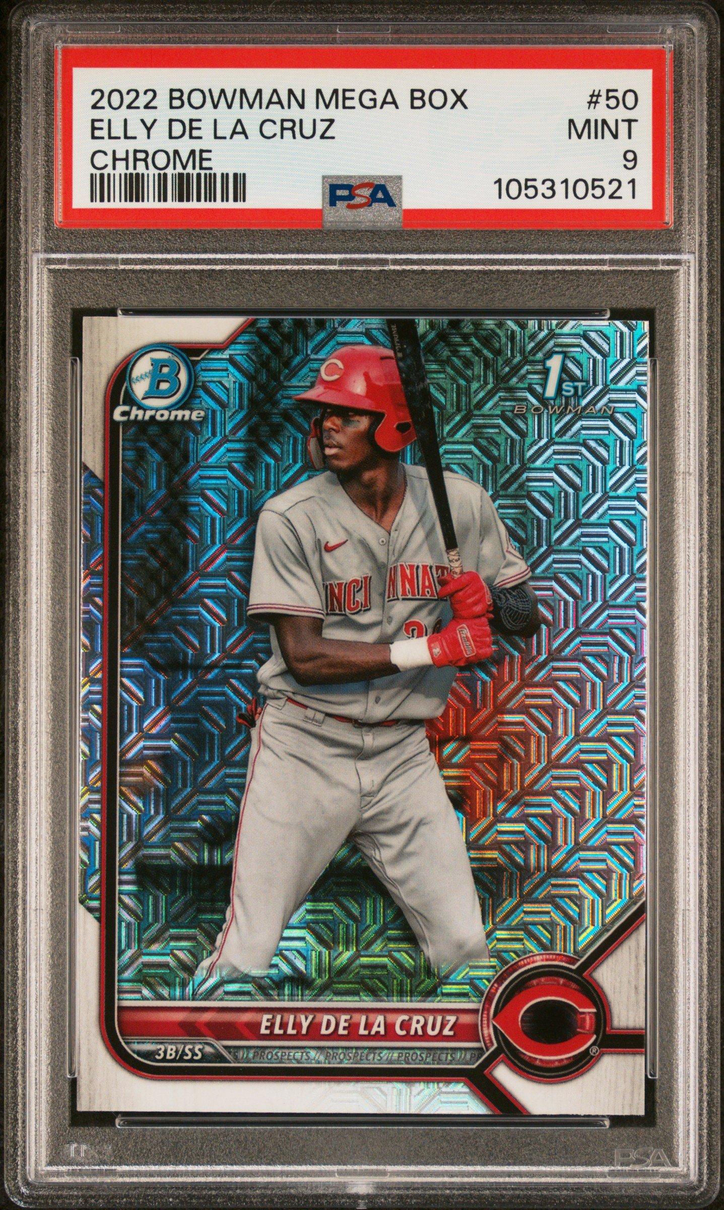 2022 Bowman Mega Box Chrome Elly De La Cruz PSA