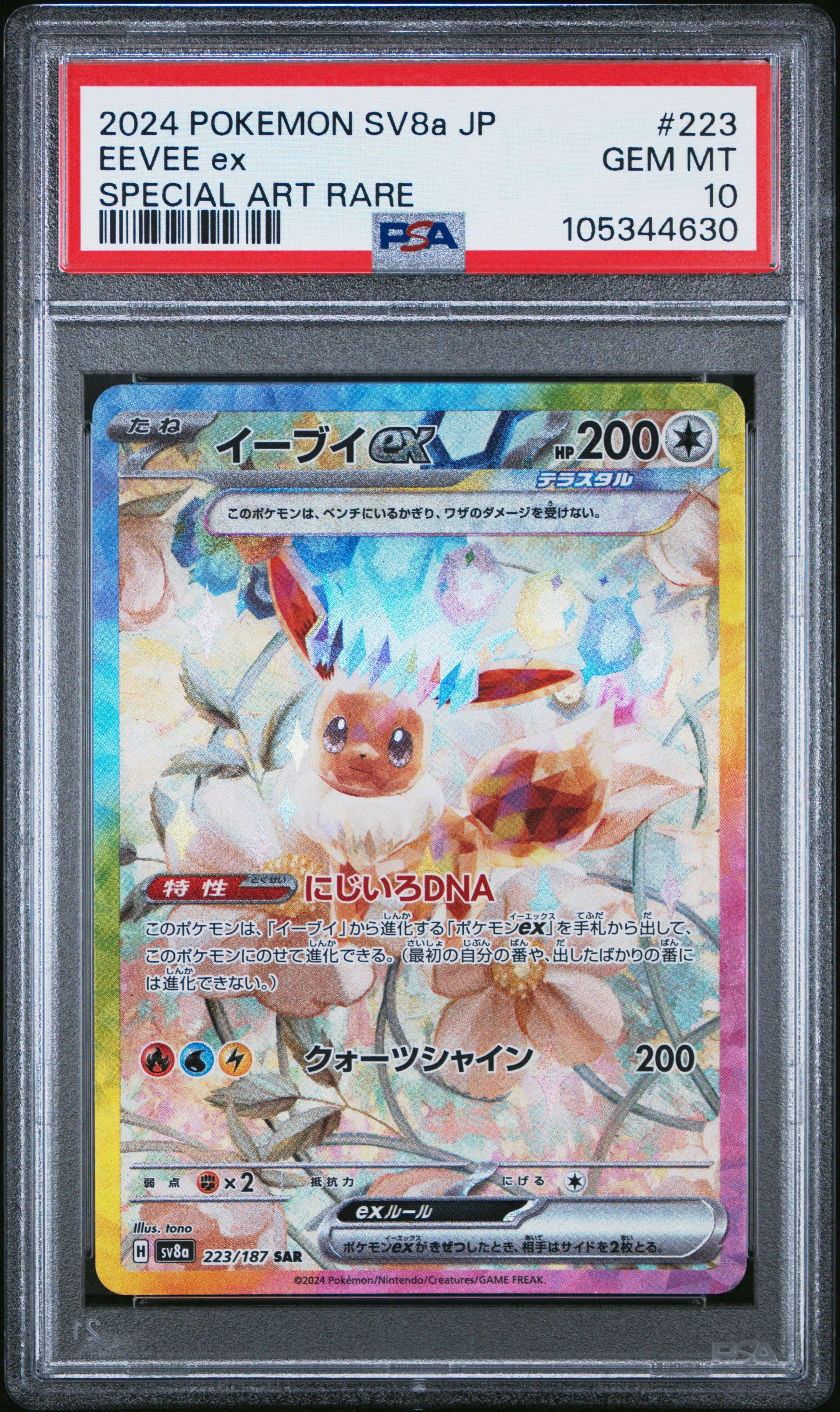 PSA10】2連番 イダイナキバex、テツノワダチex SAR テツノワダチex(SAR