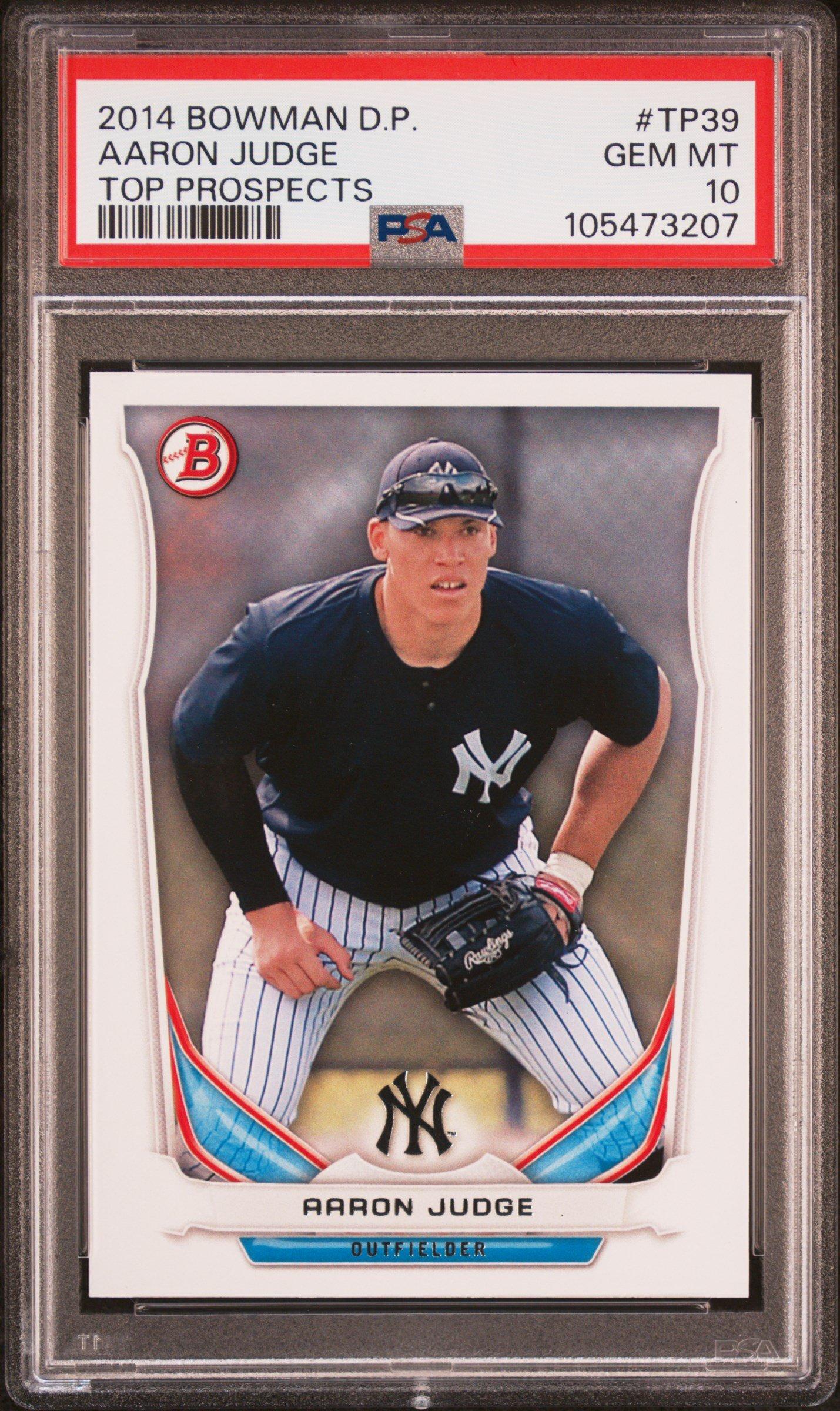 2014 Bowman Draft Picks Top Prospects Tp39 Aaron Judge PSA 10