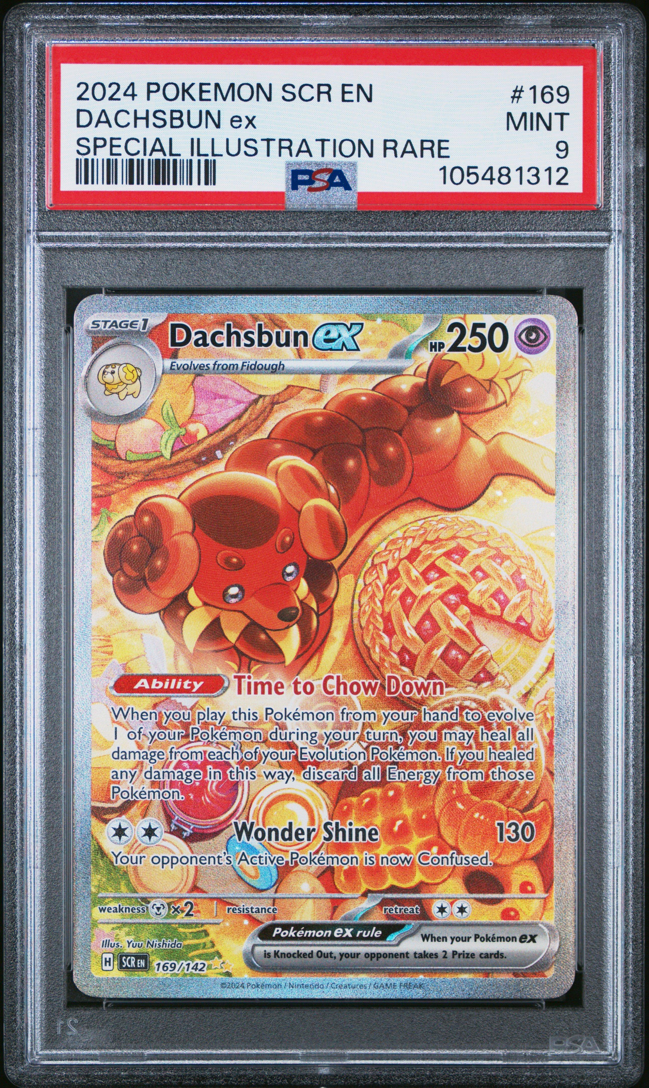 2024 Pokemon Scr En-stellar Crown 169 Dachsbun Ex Special