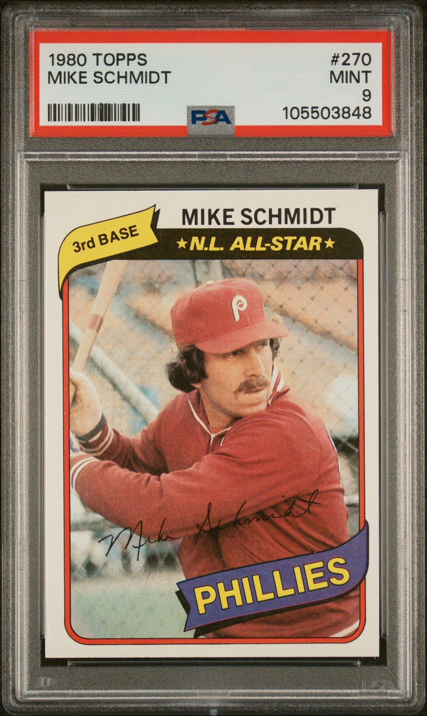 1980 Topps 270 Mike Schmidt PSA