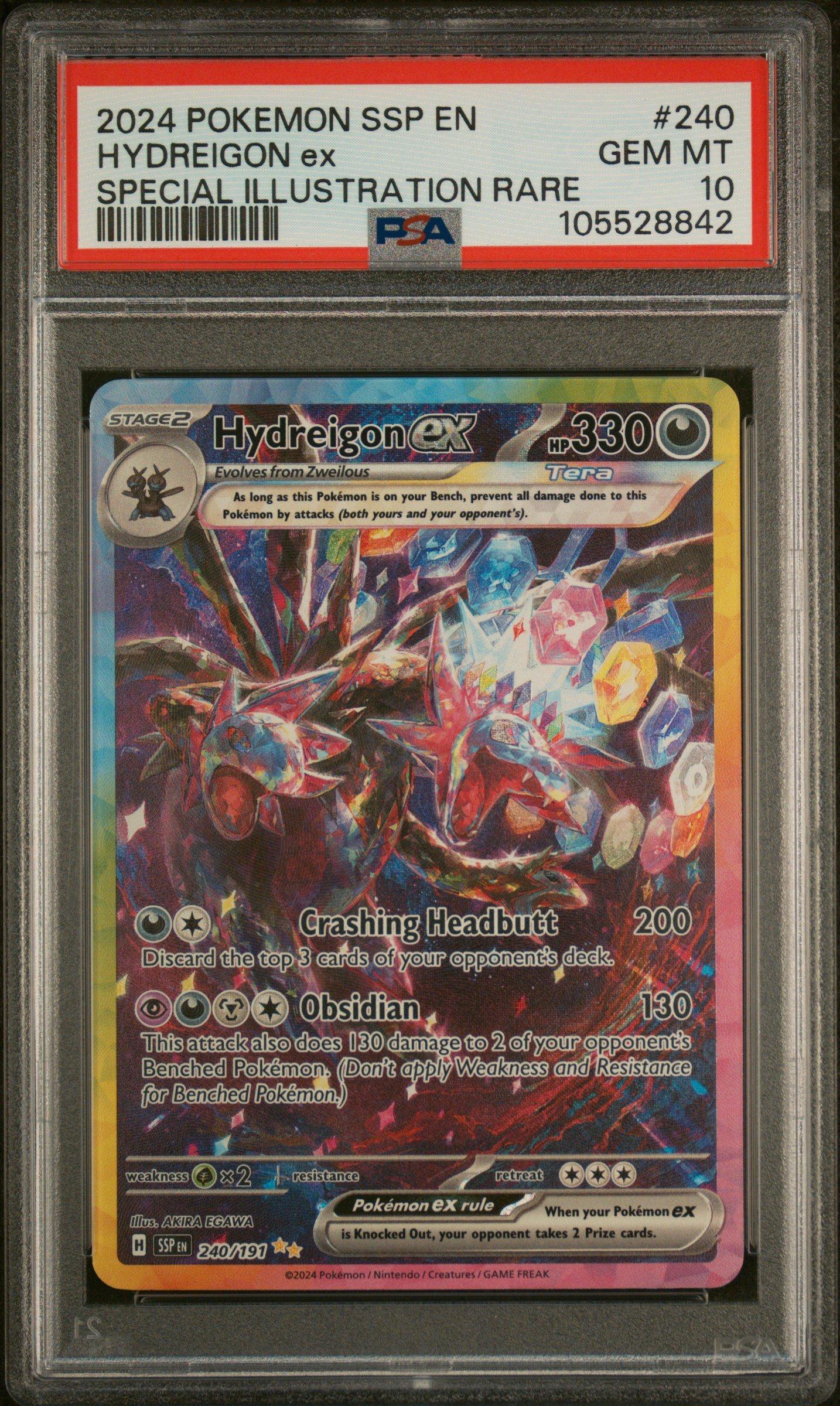 2024 Pokemon Ssp En-surging Sparks 240 Hydreigon Ex Special