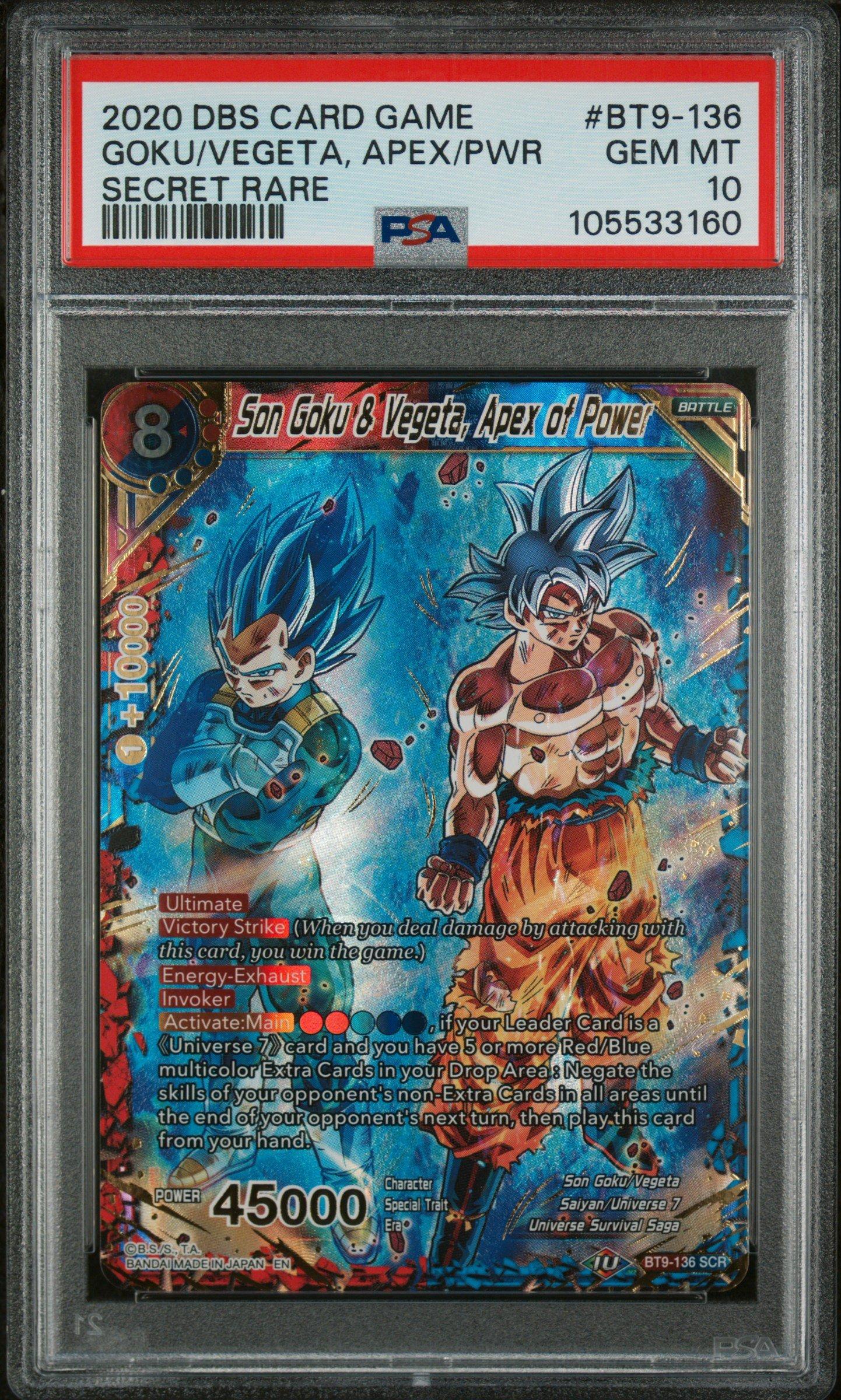 2020 Dragon Ball Super Card Game Series 9 Universal Onslaught Bt9-136 Son Goku & Vegeta