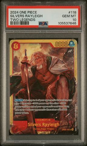 2024 ONE PIECE JPN シルバーズ・レイリー ALT ART Silvers Rayleigh (Alt Art) OP08-118 SEC Two Legends ONE