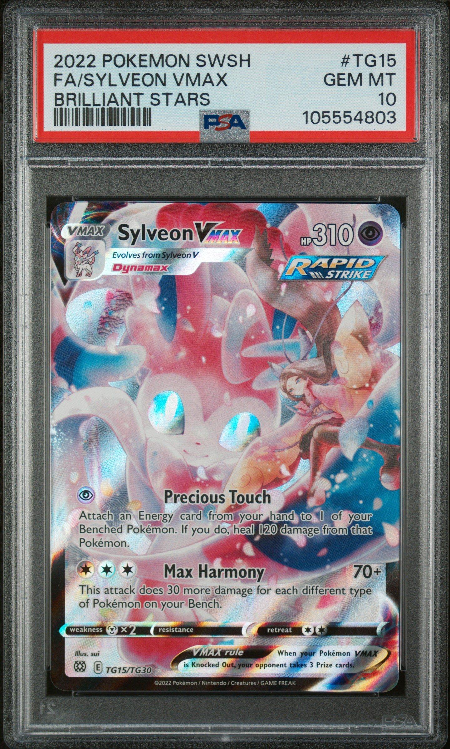 2022 Pokemon Sword & Shield Brilliant Stars Tg15 Full Art/sylveon