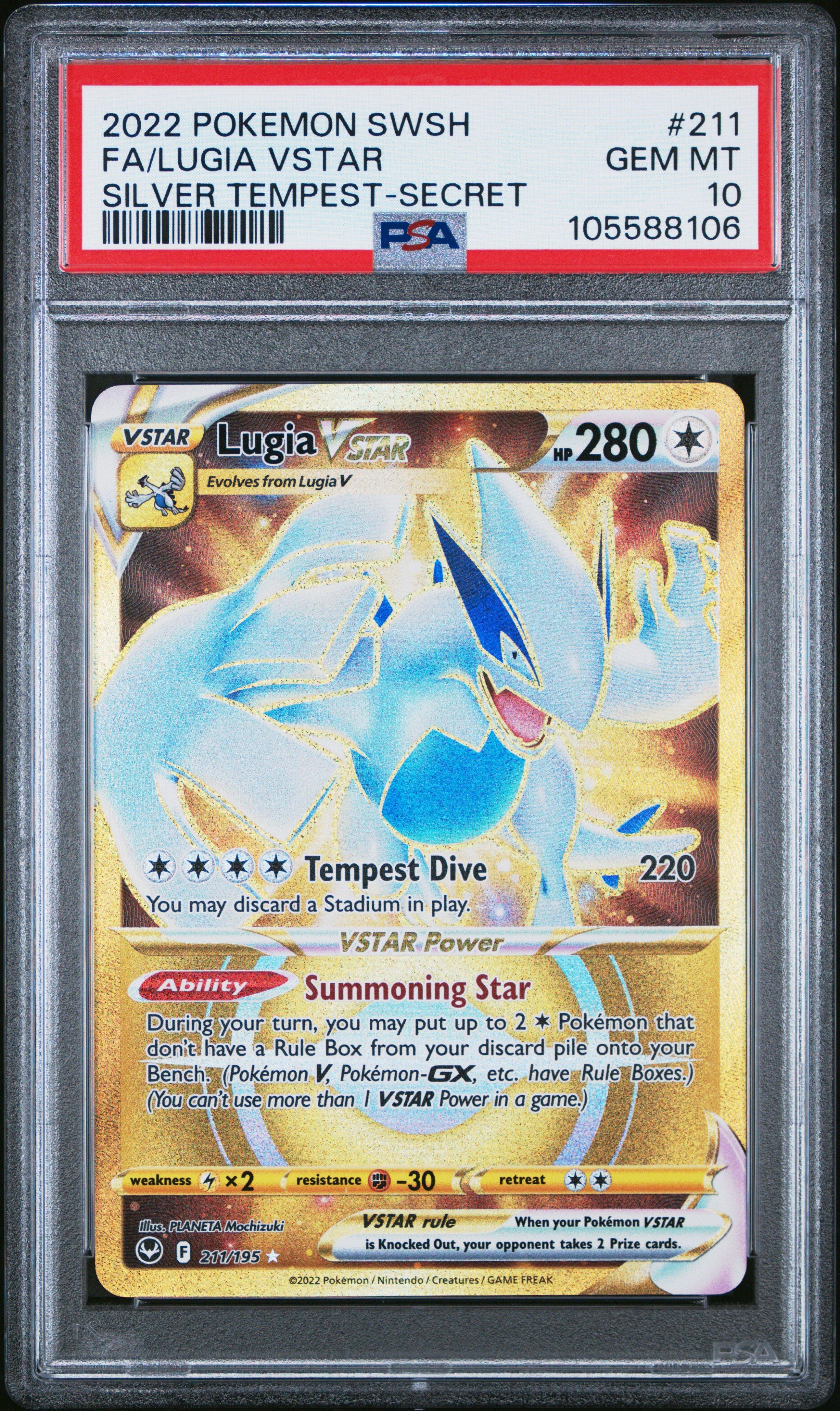 lugia vstar pokemon card #211 Prices | Silver Tempest have Rule Boxes.) (You cant use more than 1 VSTAR Power in a game.) VSTAR rule  When your Pokmon VSTAR is Knocked Out 2022 Pokemon Sword & Shield